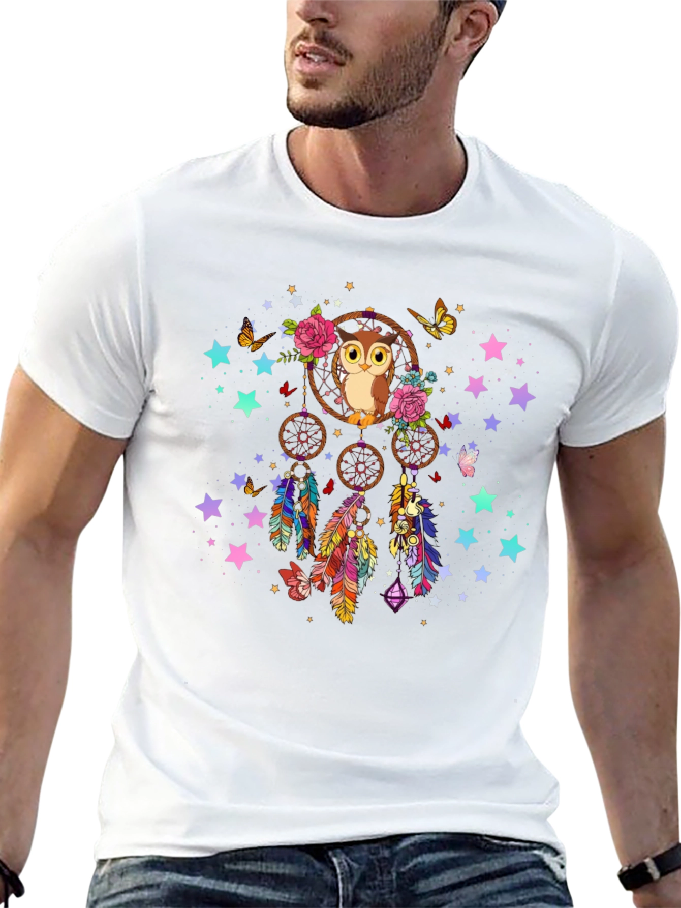 Owl Dreamcatcher Graphic Tee