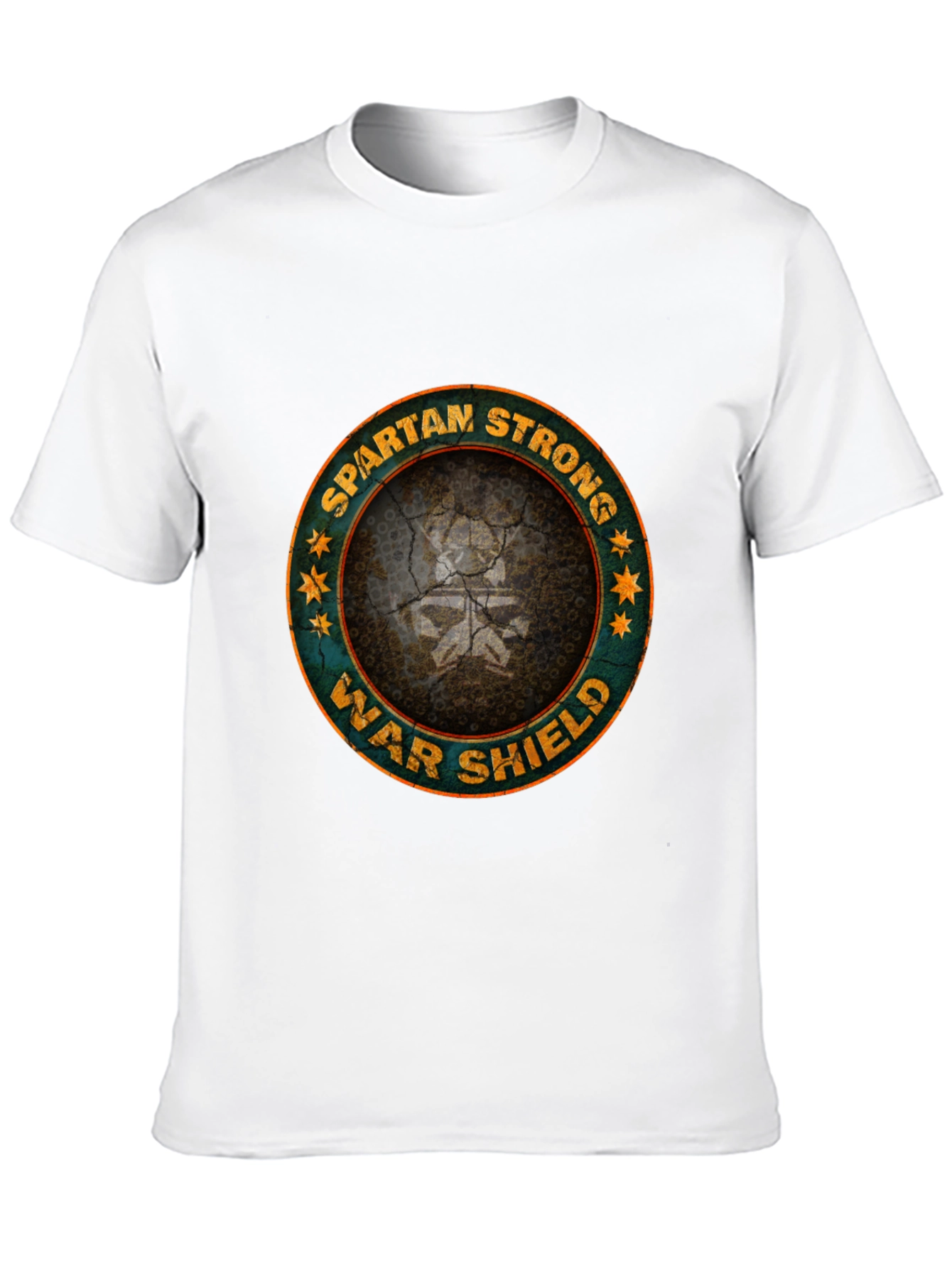 Spartan Strong War Shield T-Shirt