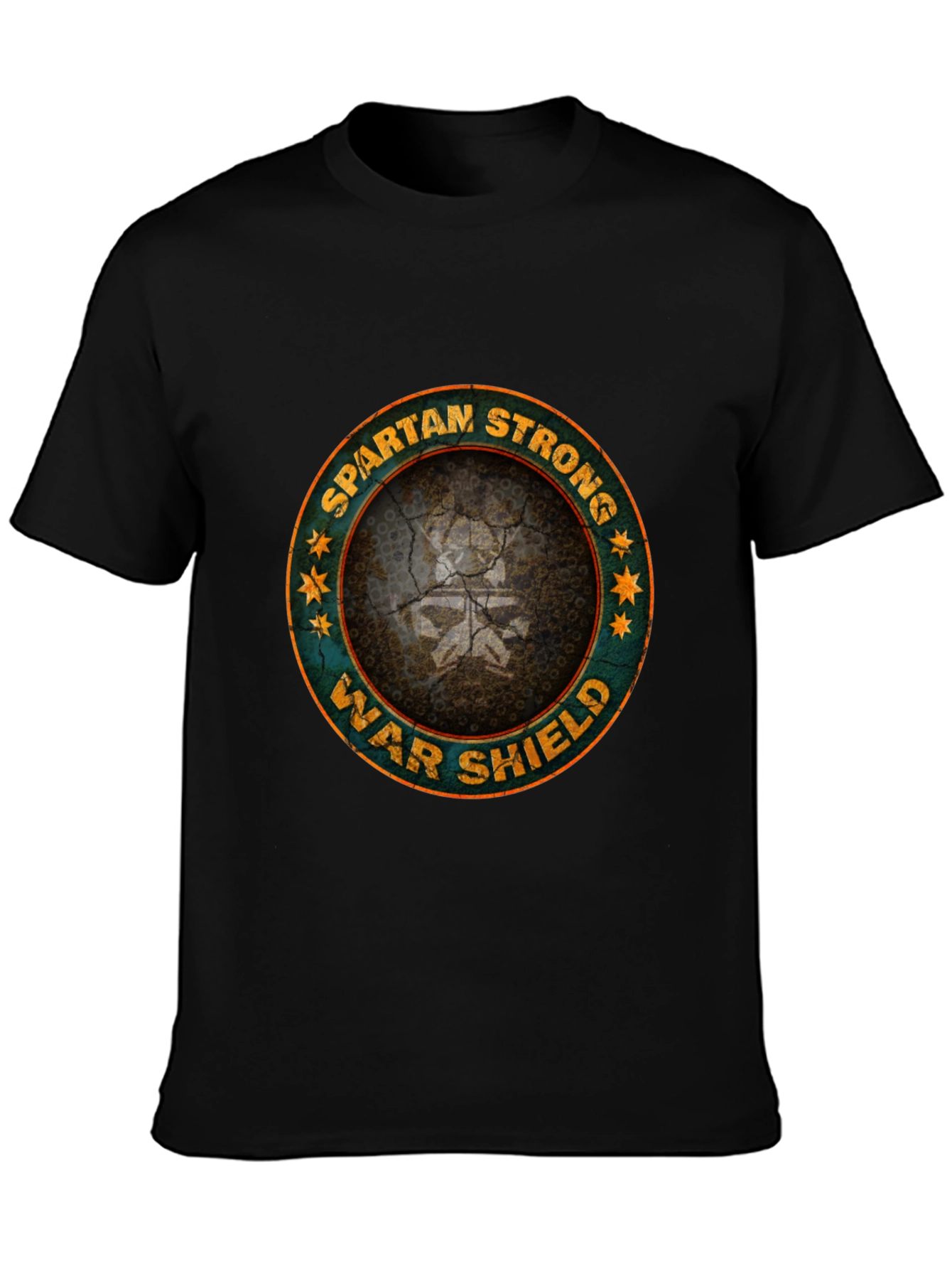 Spartan Strong War Shield T-Shirt