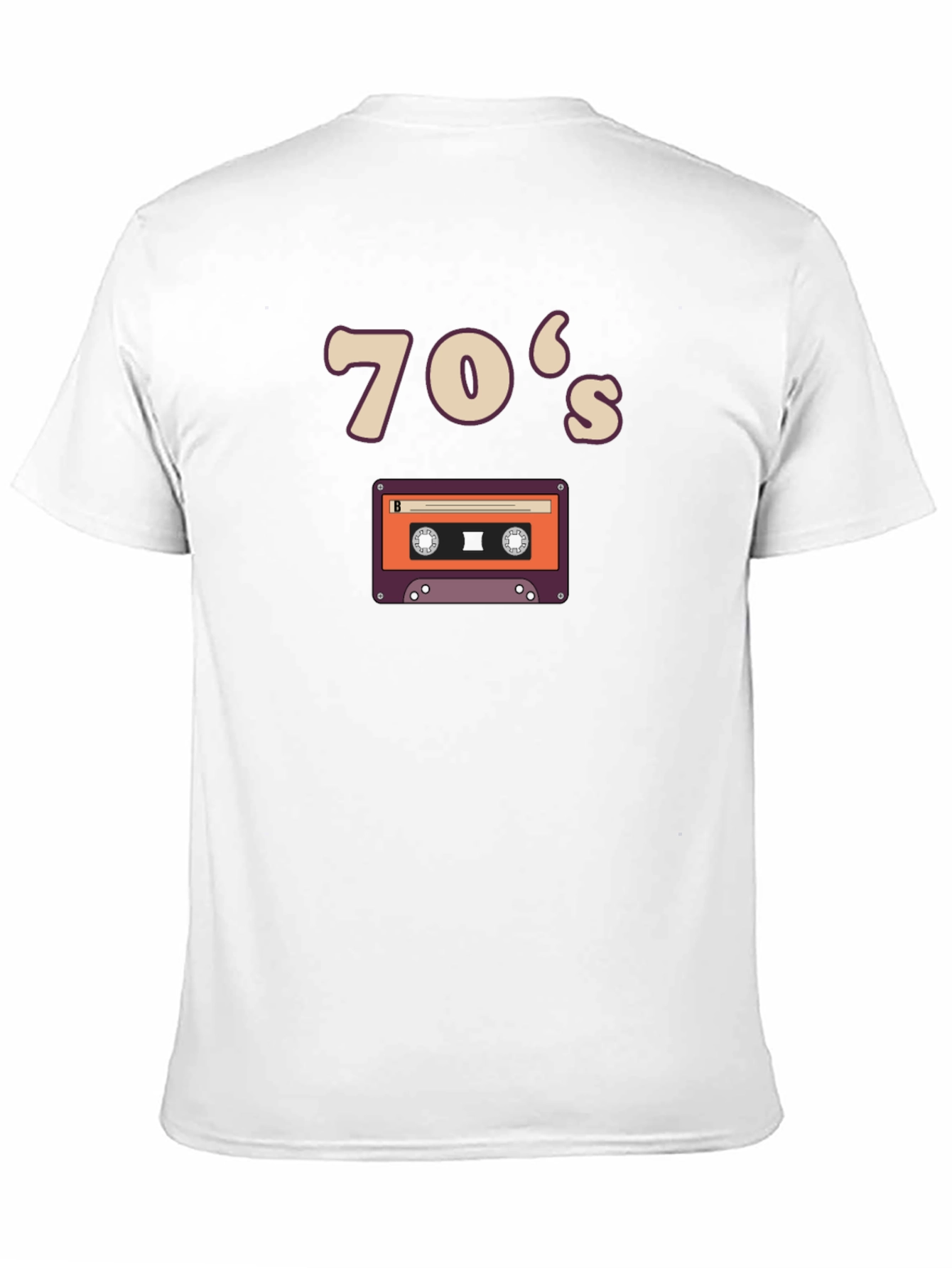 Retro 70s Cassette Tape Graphic Tee