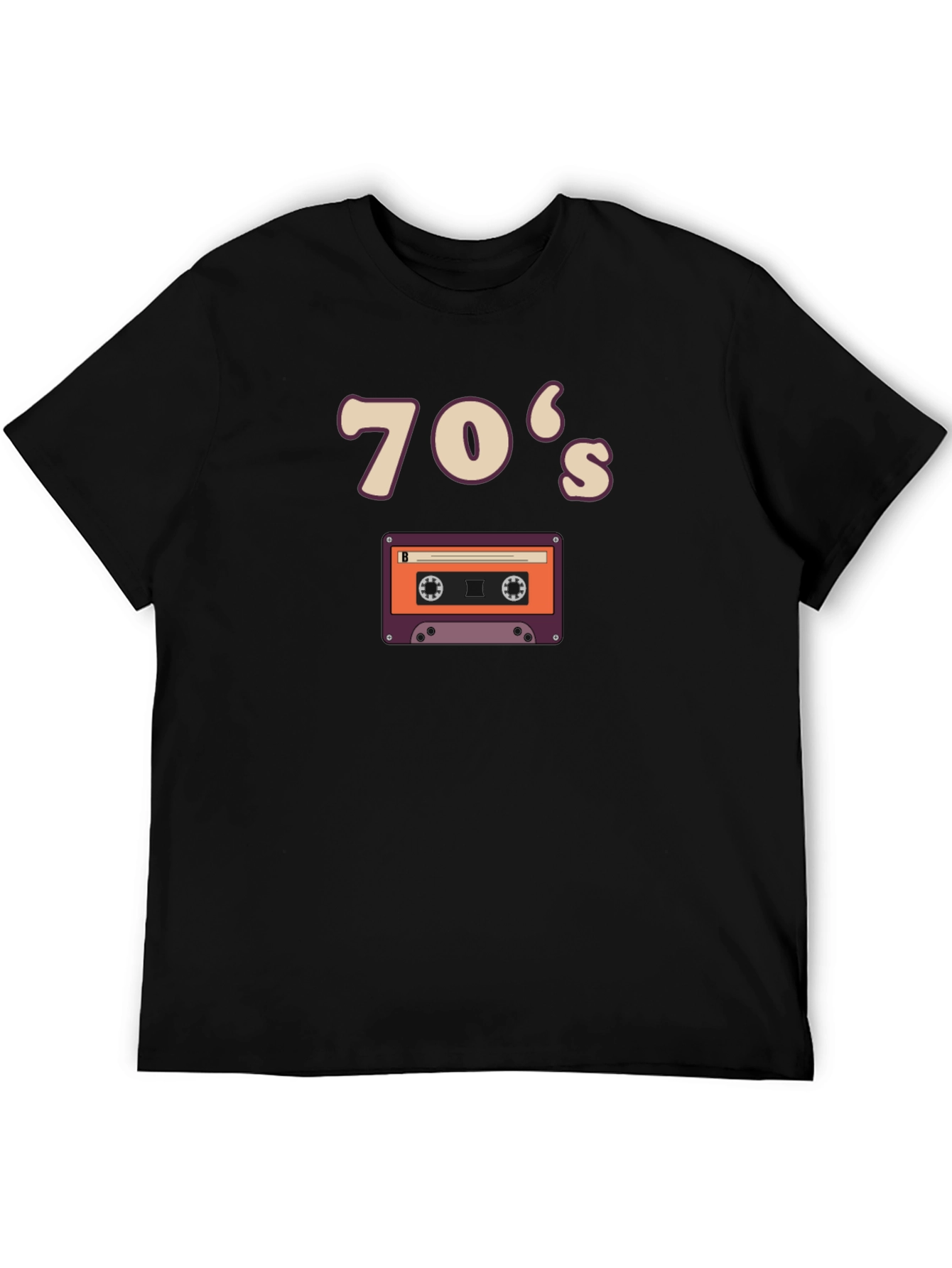 Retro 70s Cassette Tape Graphic Tee