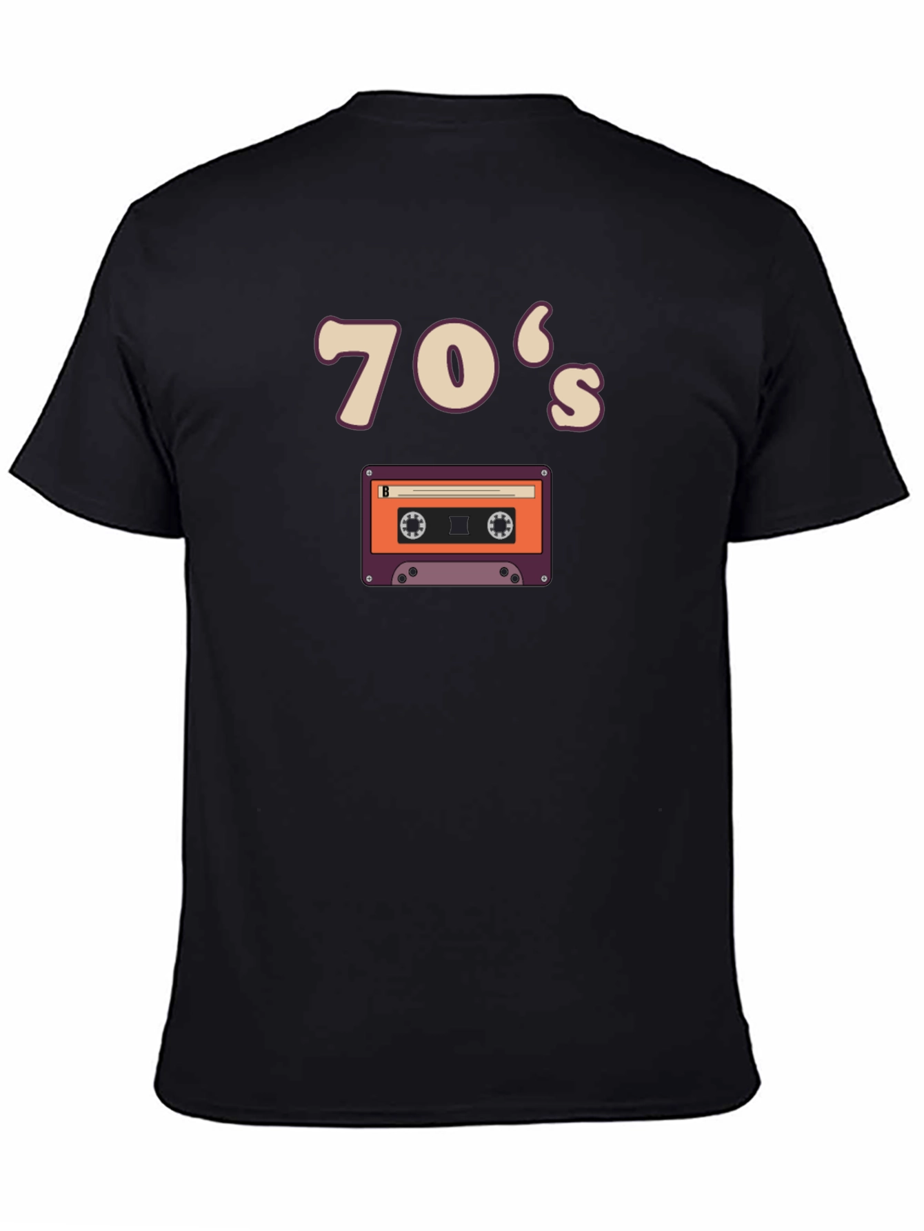 Retro 70s Cassette Tape Graphic Tee