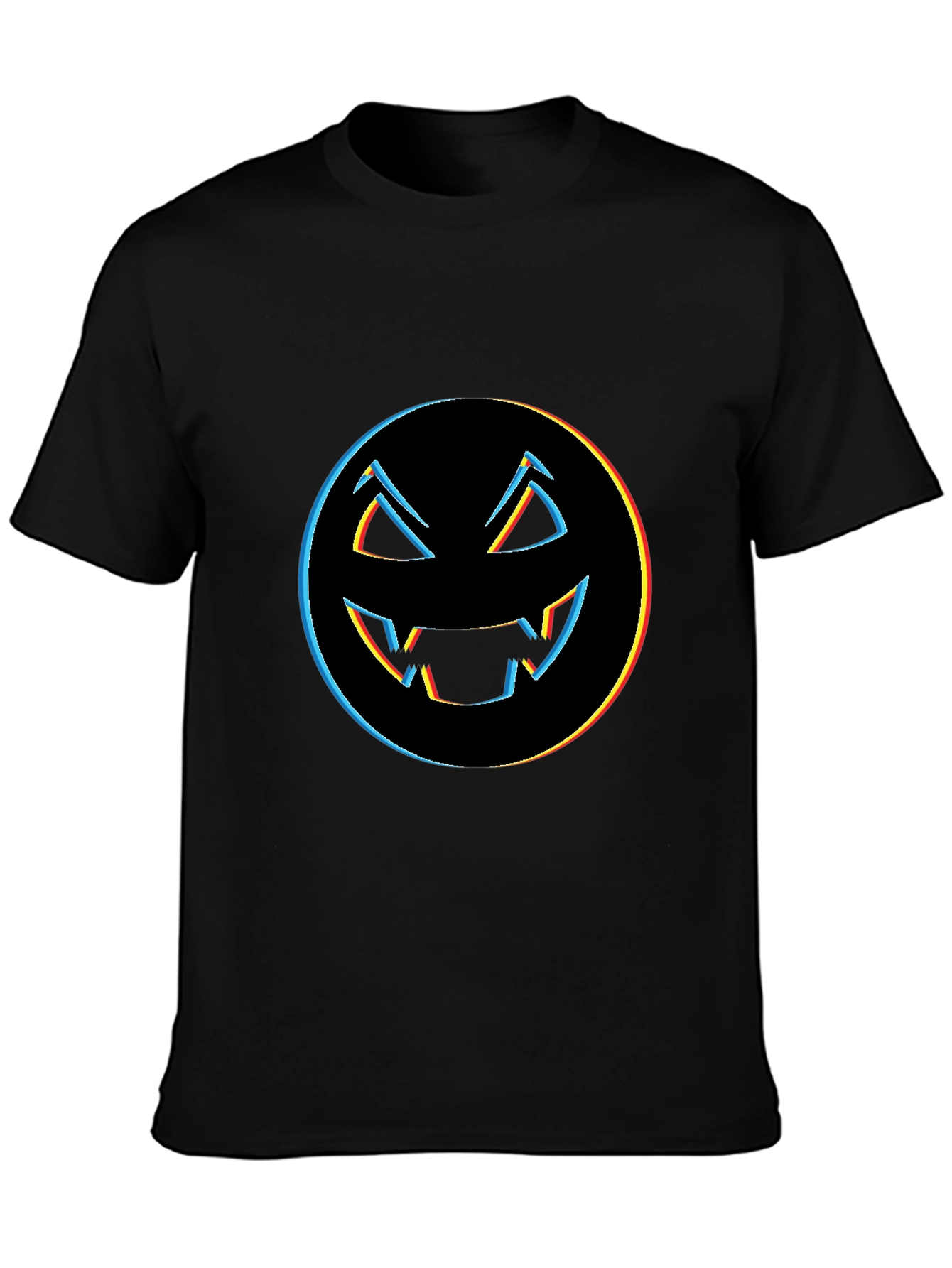 Halloween Pumpkin Face Graphic Tee