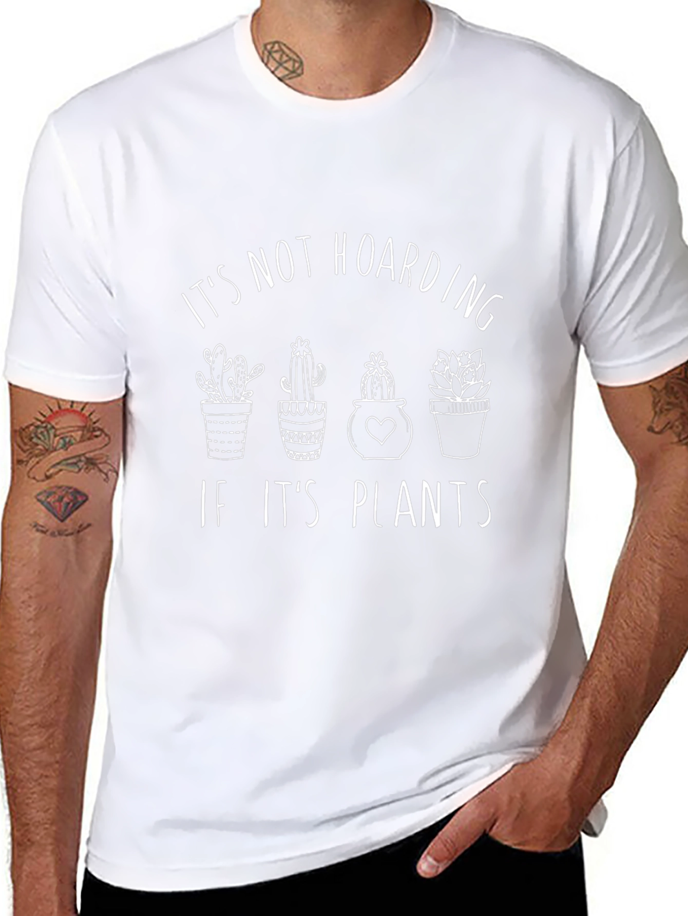 Its Not Hoarding If Its Plants Funny T-Shirt
