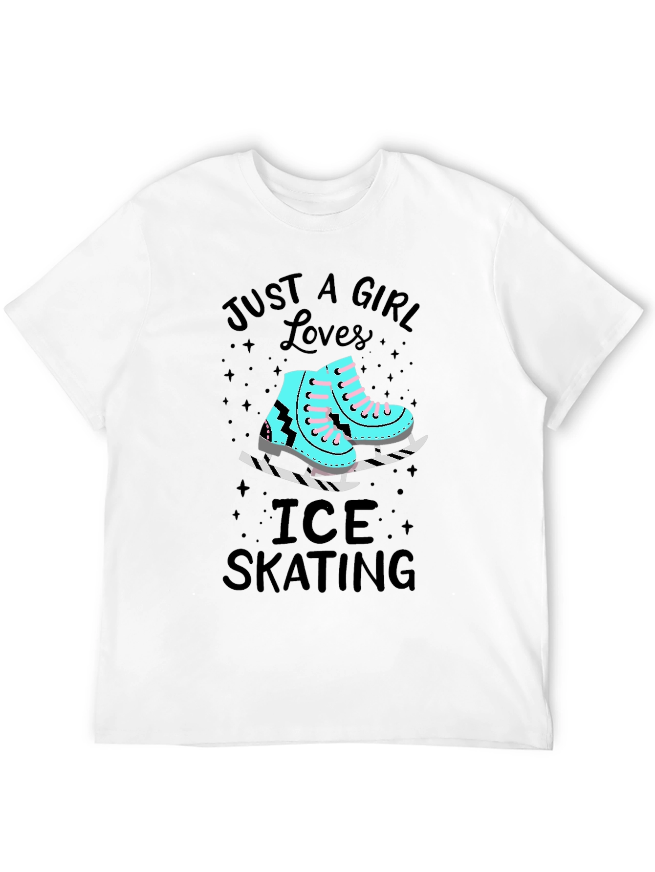 Just a Girl Who Loves Ice Skating T-Shirt