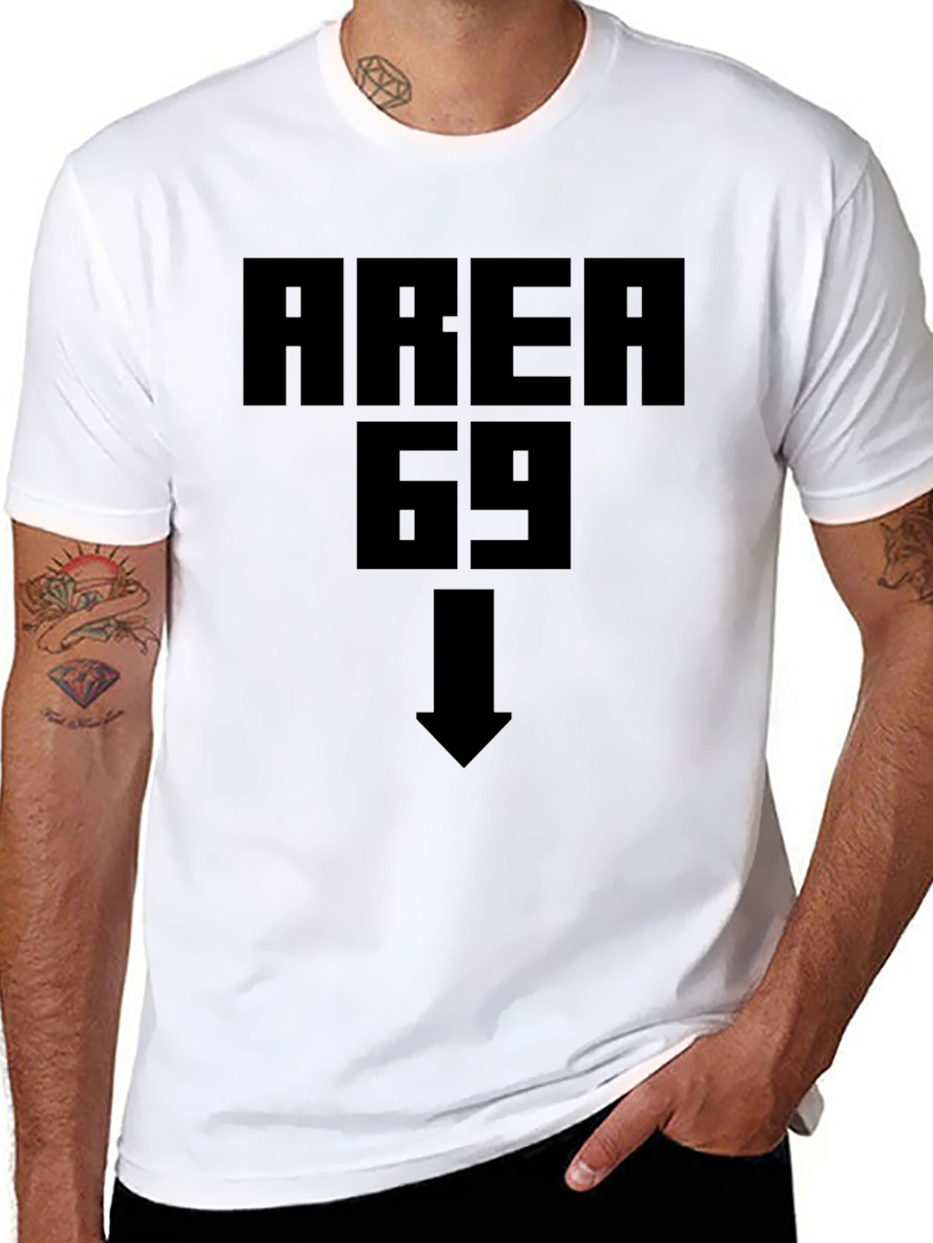 Area 69 T-Shirt - Novelty Humor Tee