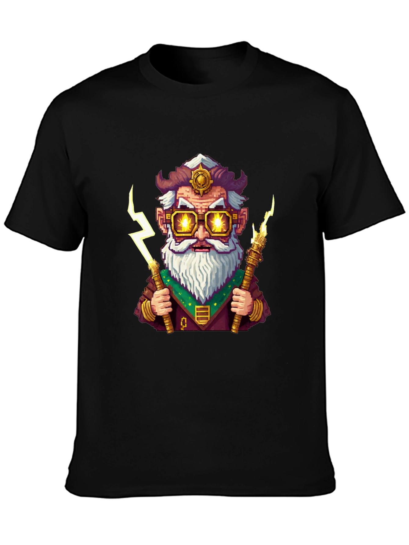 Wizard Cartoon Graphic T-Shirt