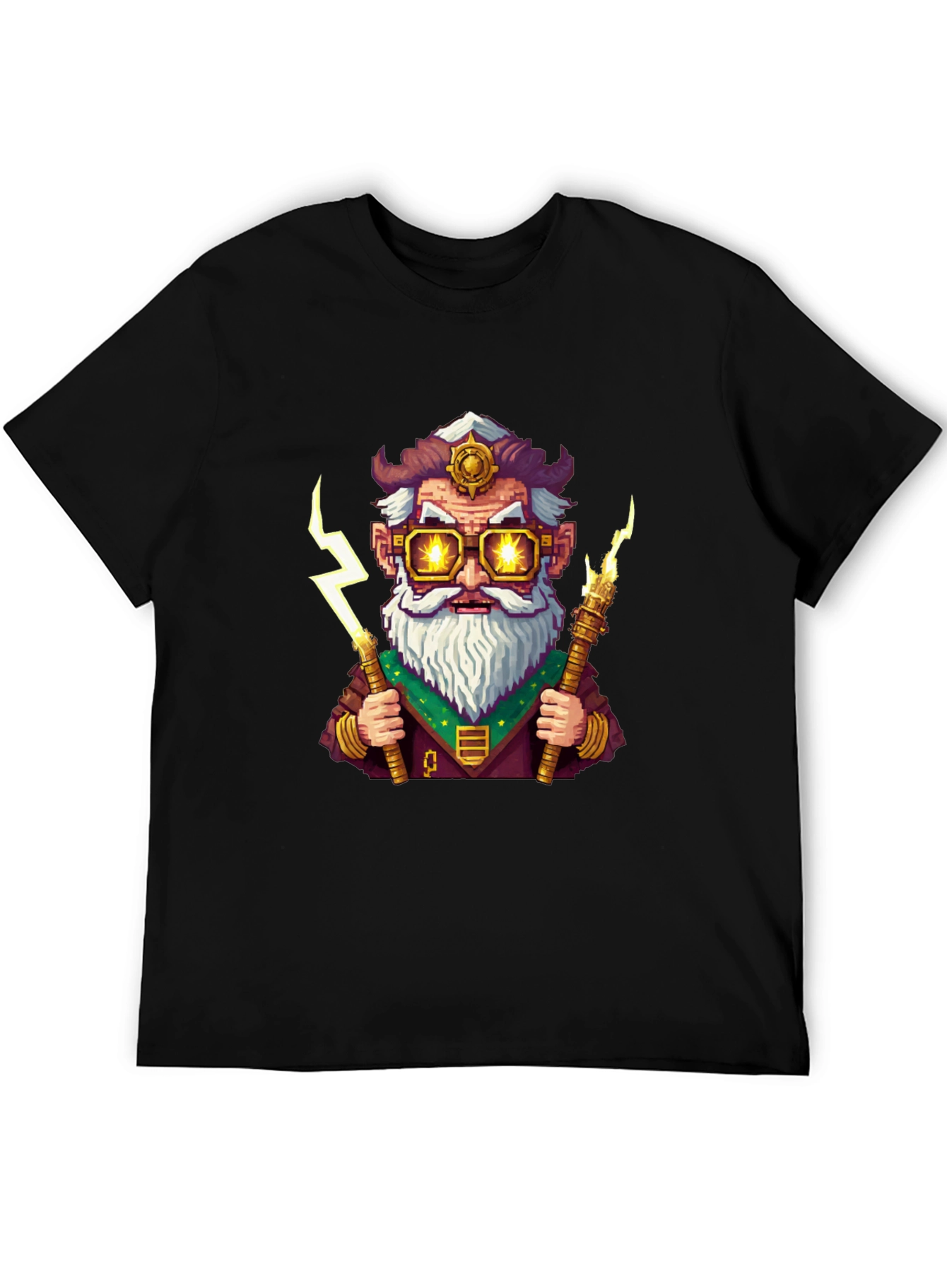 Wizard Cartoon Graphic T-Shirt