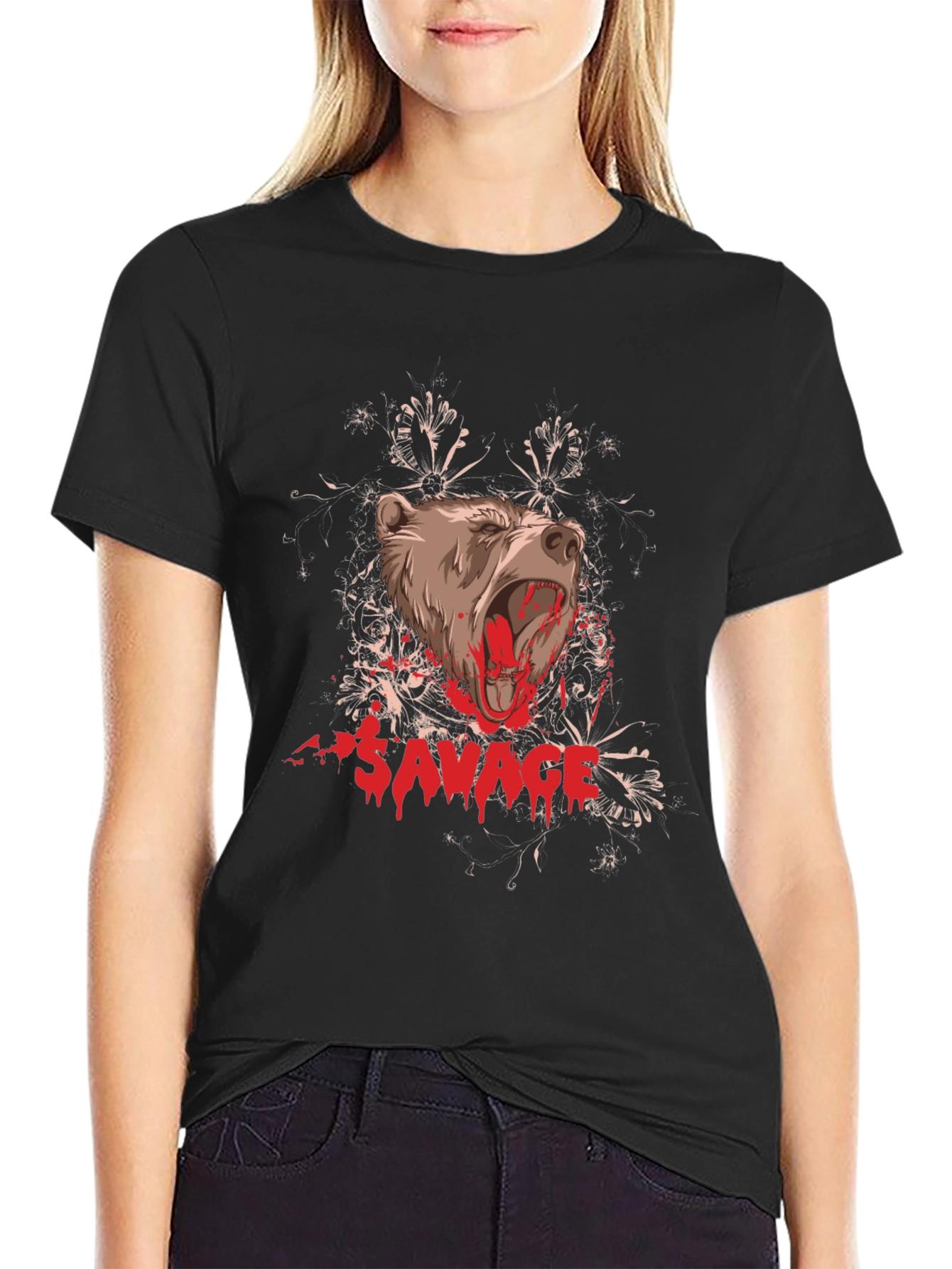 Savage Bear Graphic T-Shirt