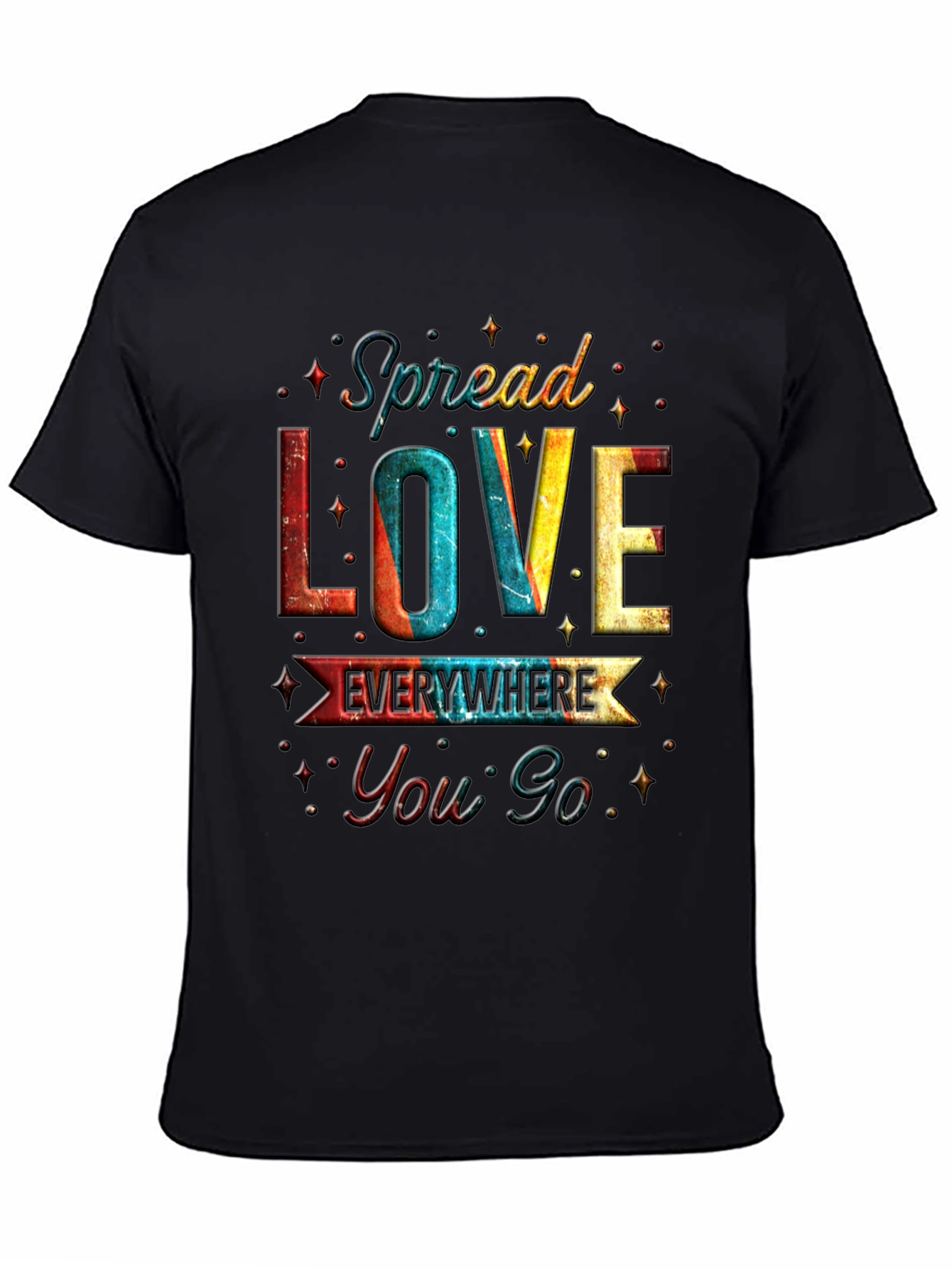 Spread Love Everywhere You Go Graphic T-Shirt