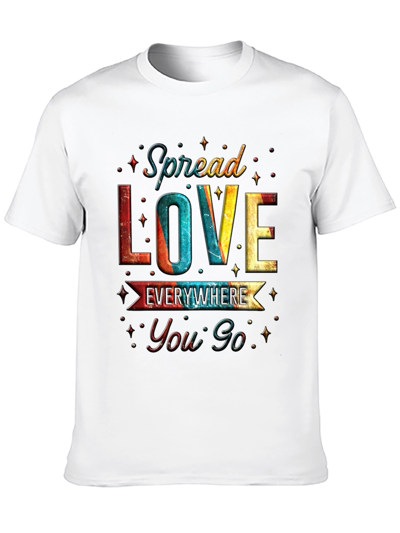 Spread Love Everywhere You Go Graphic T-Shirt