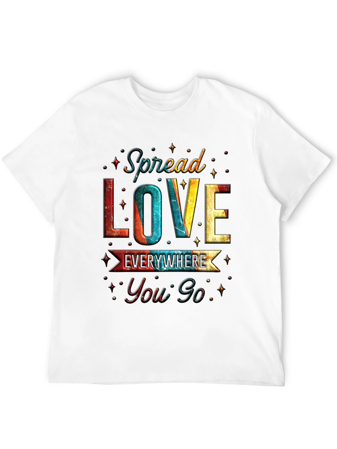 Spread Love Everywhere You Go Graphic T-Shirt