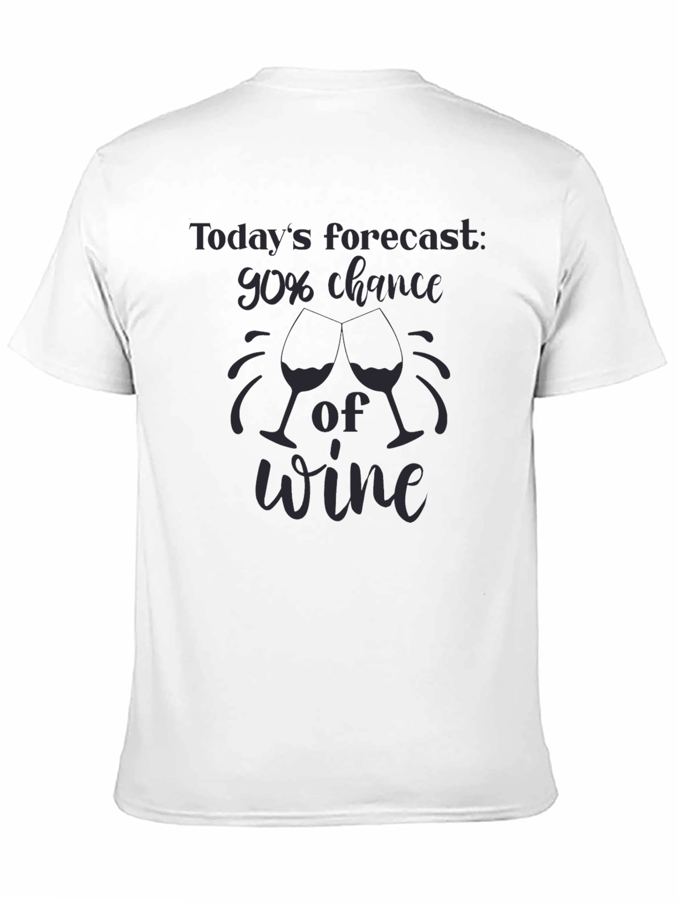 Wine Forecast Graphic Tee - Soft Cotton Blend