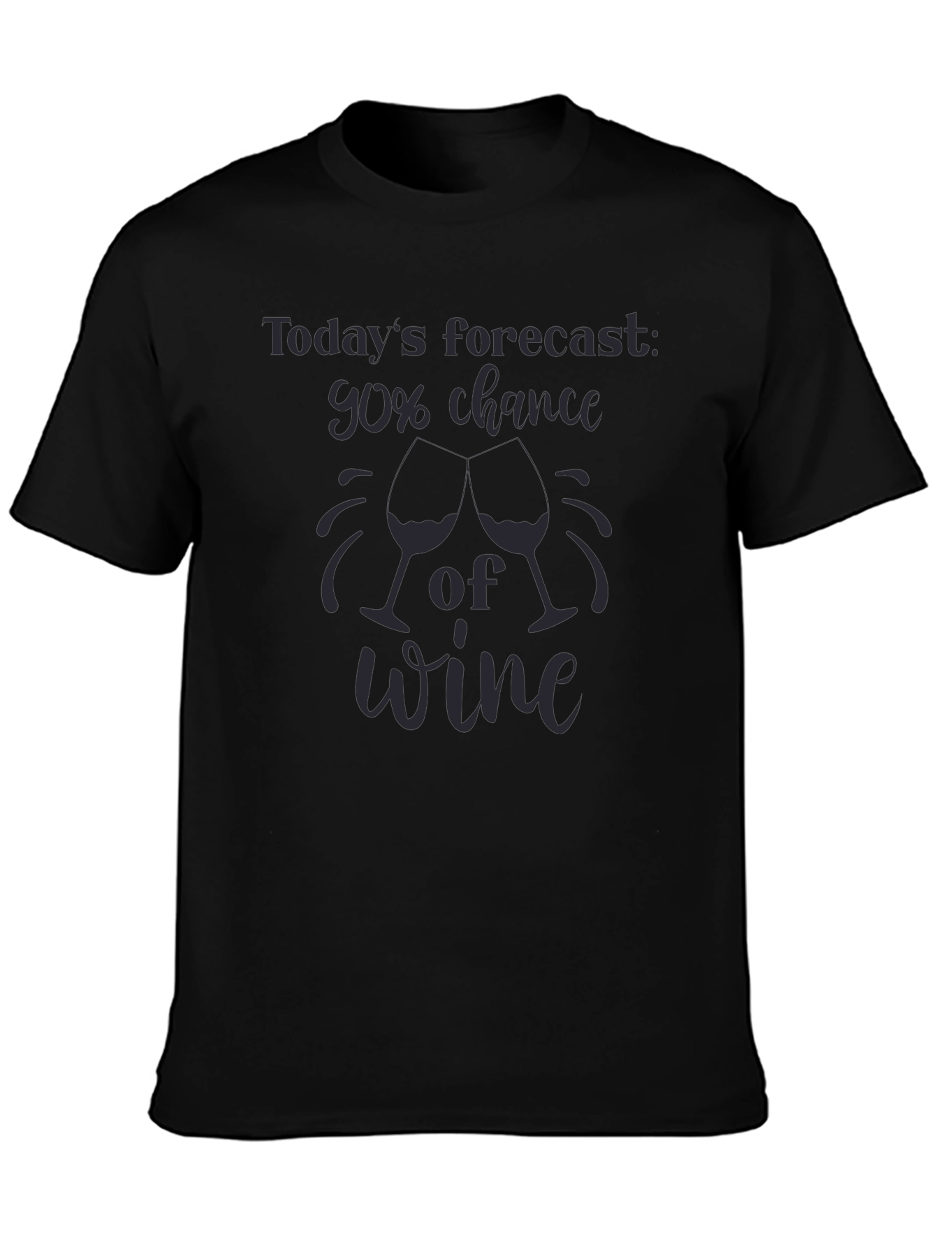 Wine Forecast Graphic Tee - Soft Cotton Blend