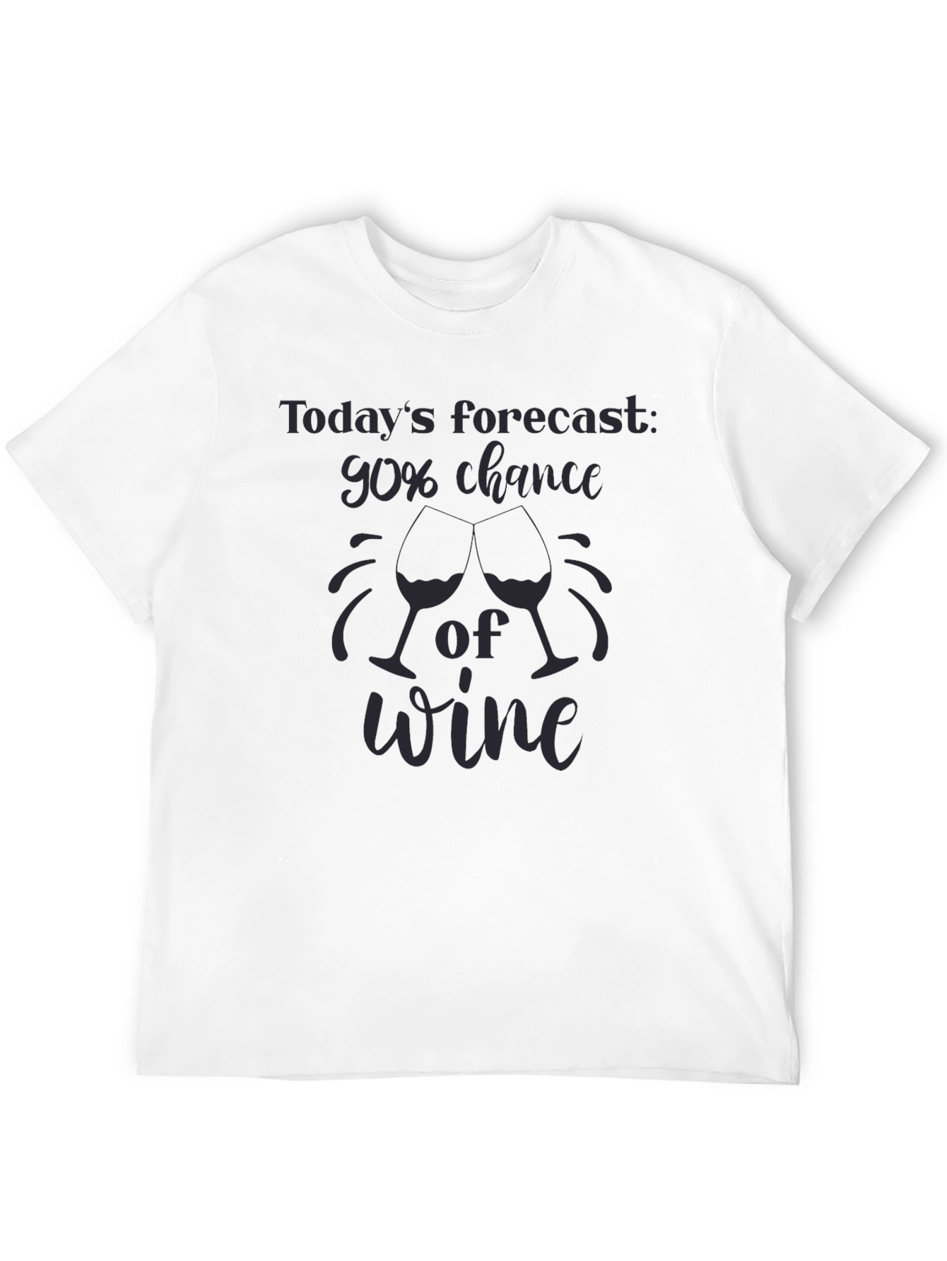 Wine Forecast Graphic Tee - Soft Cotton Blend