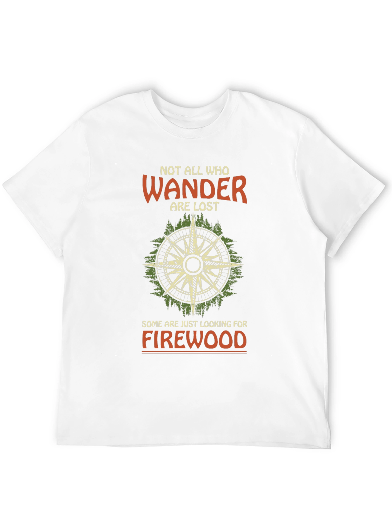 Wanderer Firewood Compass Graphic Tee