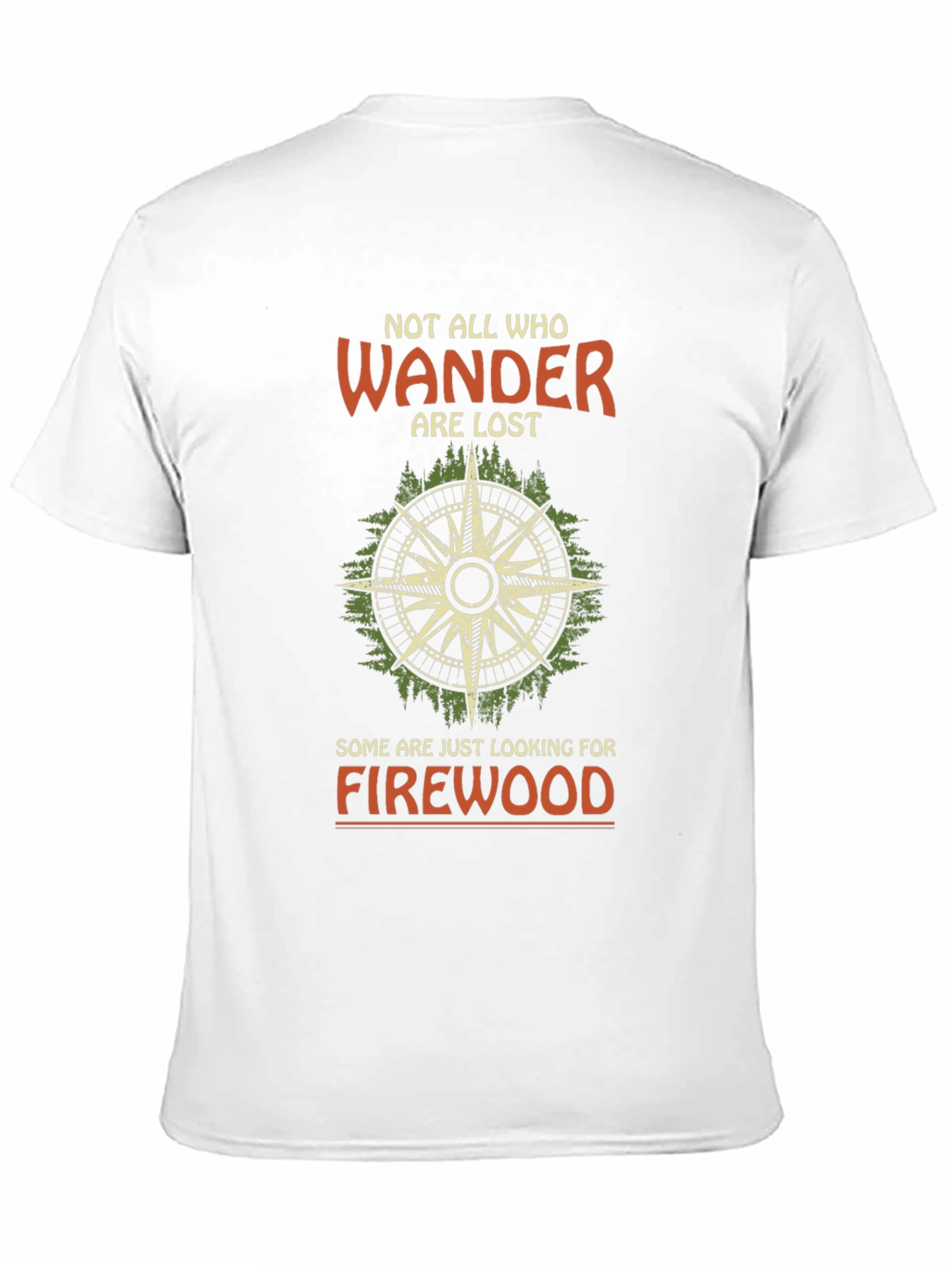Wanderer Firewood Compass Graphic Tee
