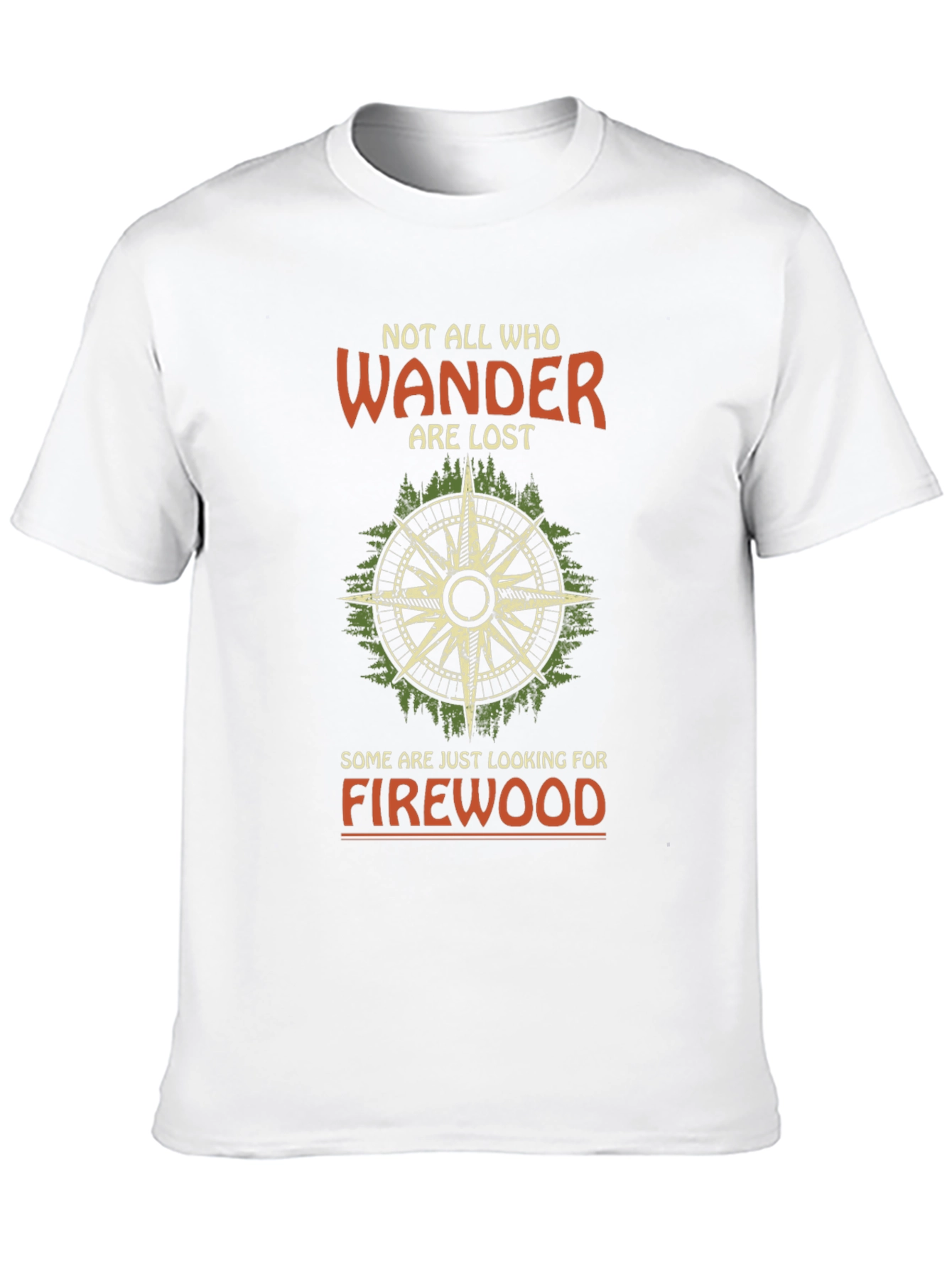 Wanderer Firewood Compass Graphic Tee
