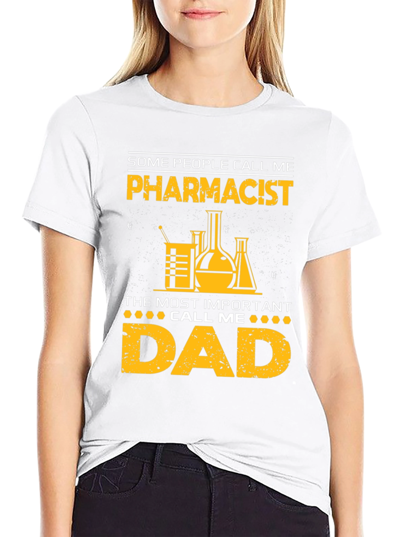 Pharmacist Dad Graphic T-Shirt - Funny Fathers Day Gift