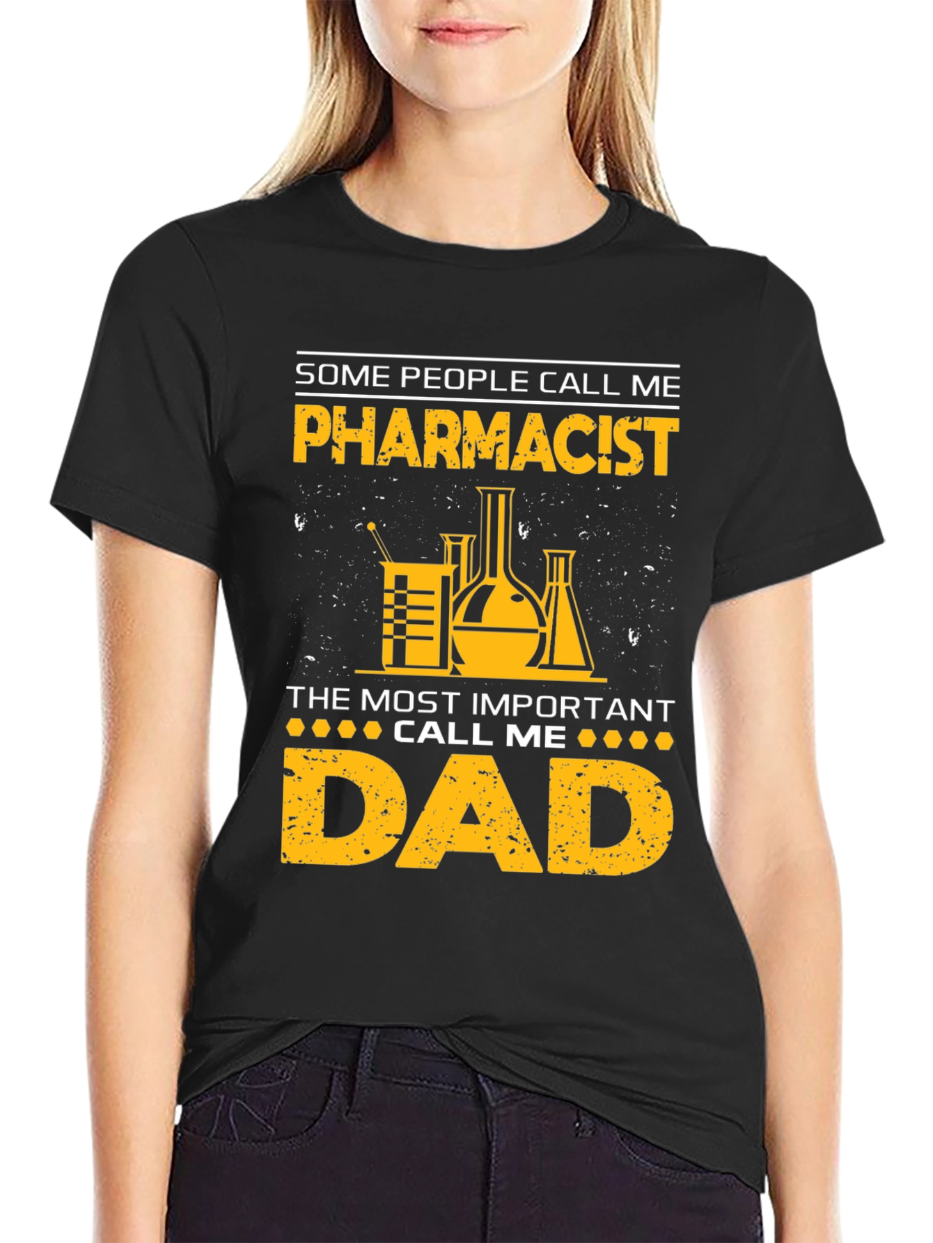 Pharmacist Dad Graphic T-Shirt - Funny Fathers Day Gift