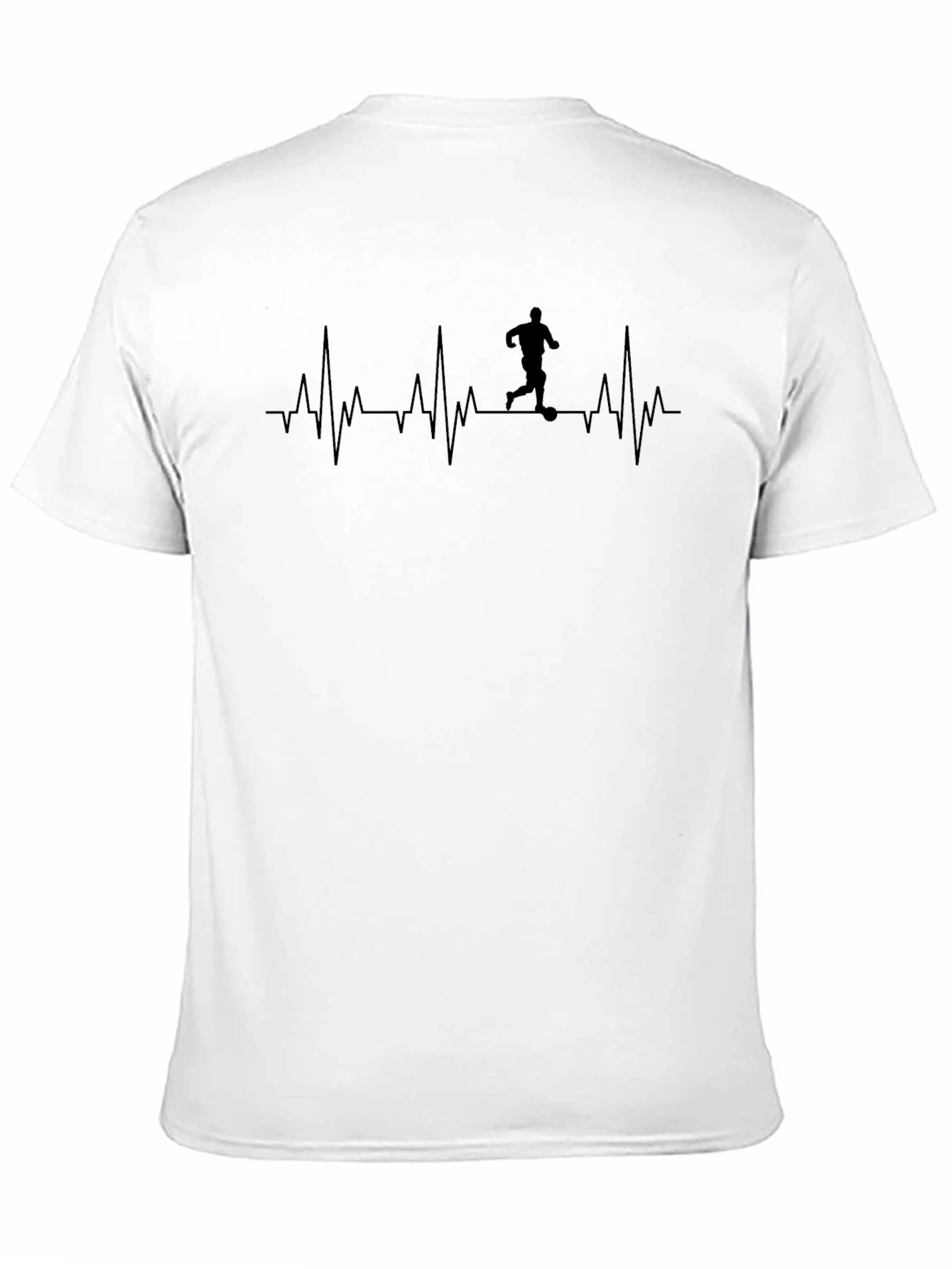 Soccer Heartbeat T-Shirt - Sporty Graphic Tee
