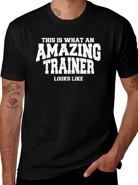Amazing Trainer T-Shirt - Gift for Fitness Coaches