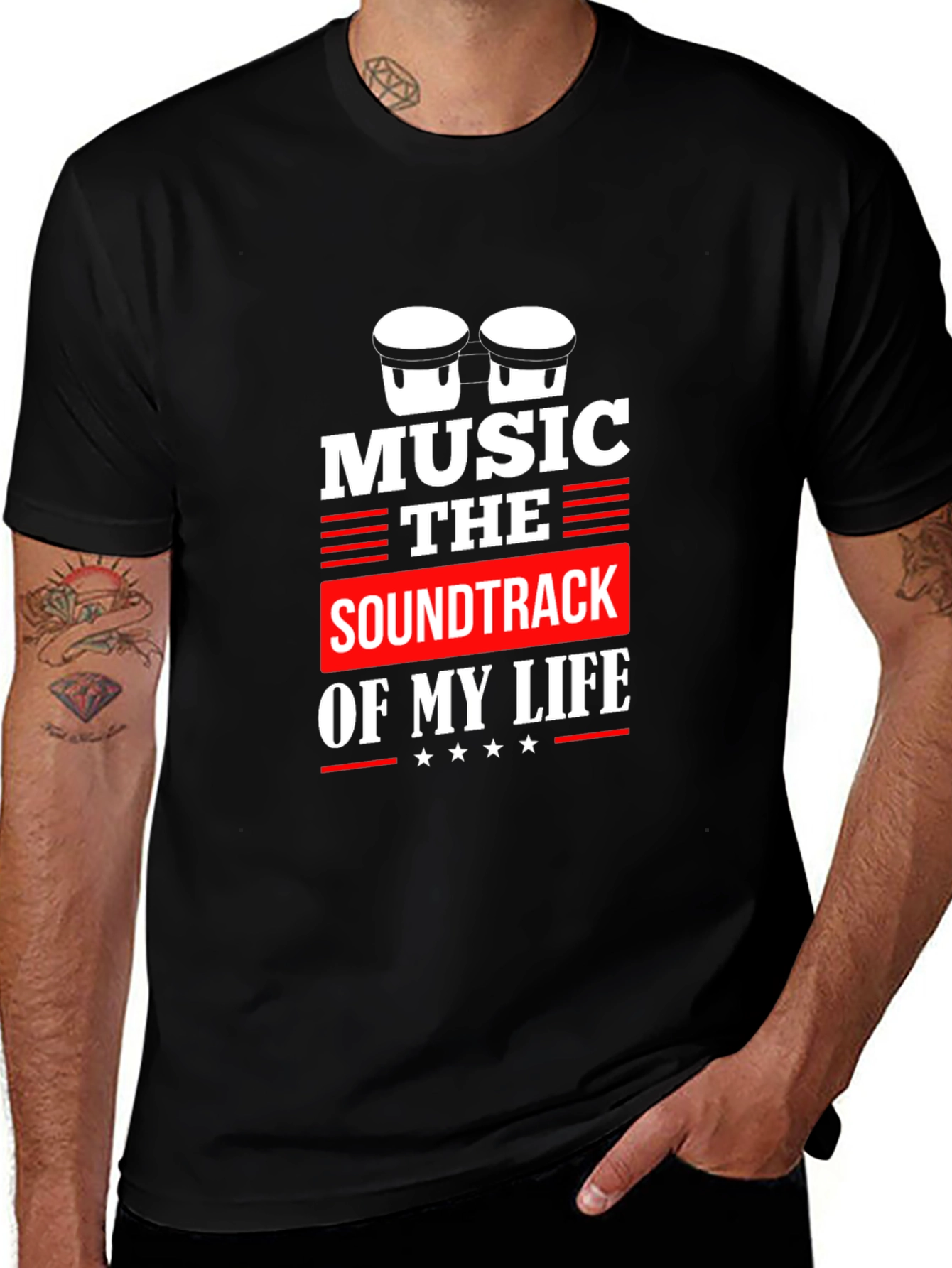 Music Soundtrack of My Life Graphic T-Shirt