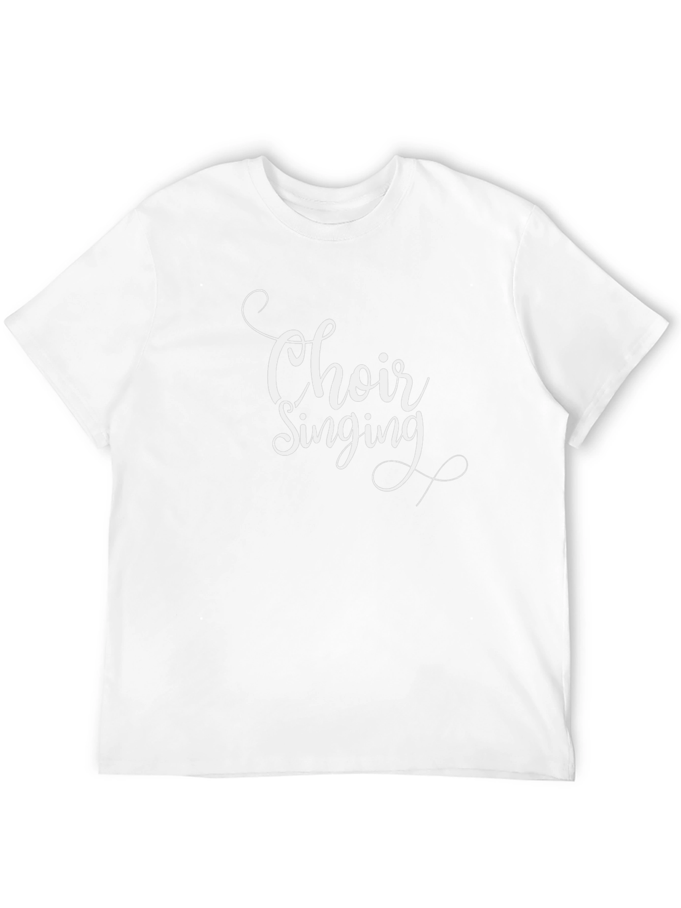 Choir Singing Black T-Shirt