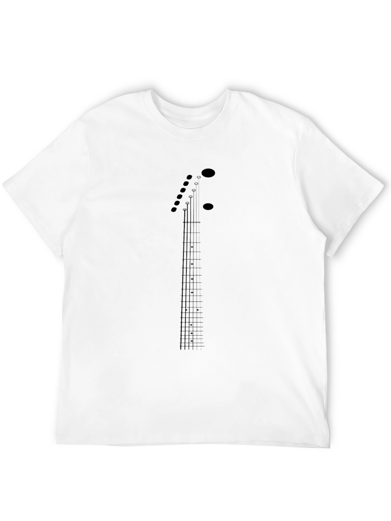 Guitar Fretboard Graphic Tee - Black