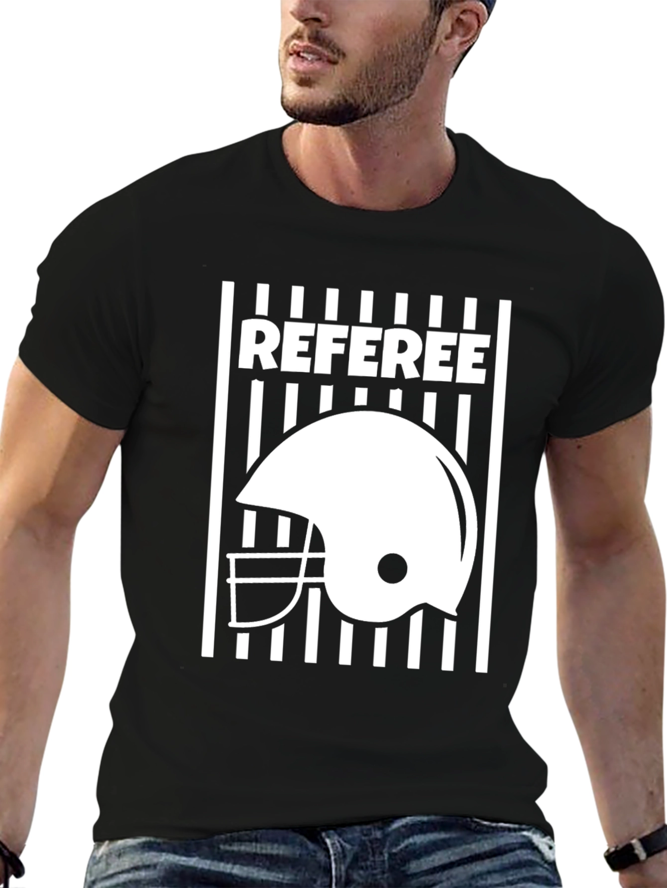 Referee Helmet Graphic Tee