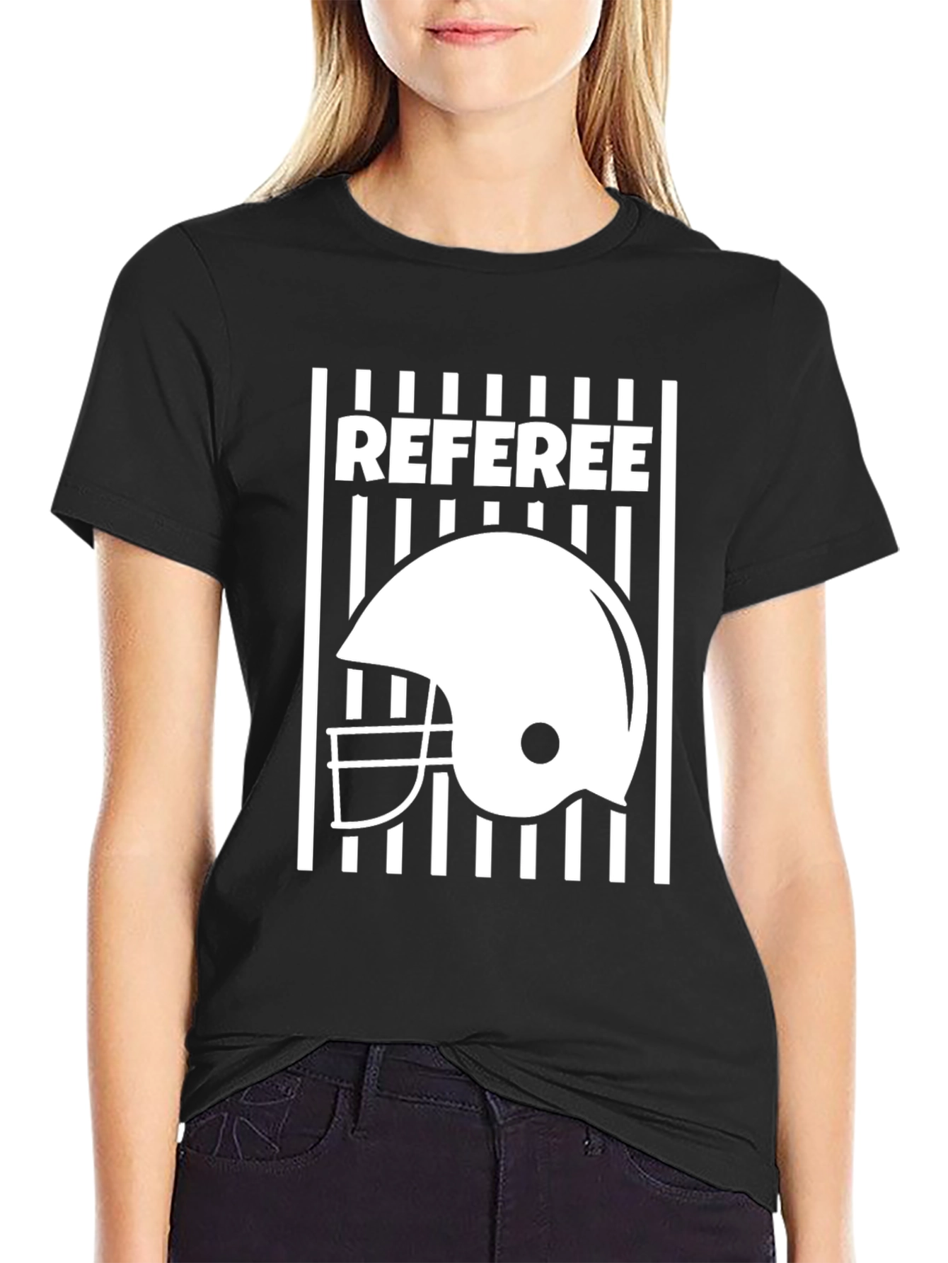 Referee Helmet Graphic Tee