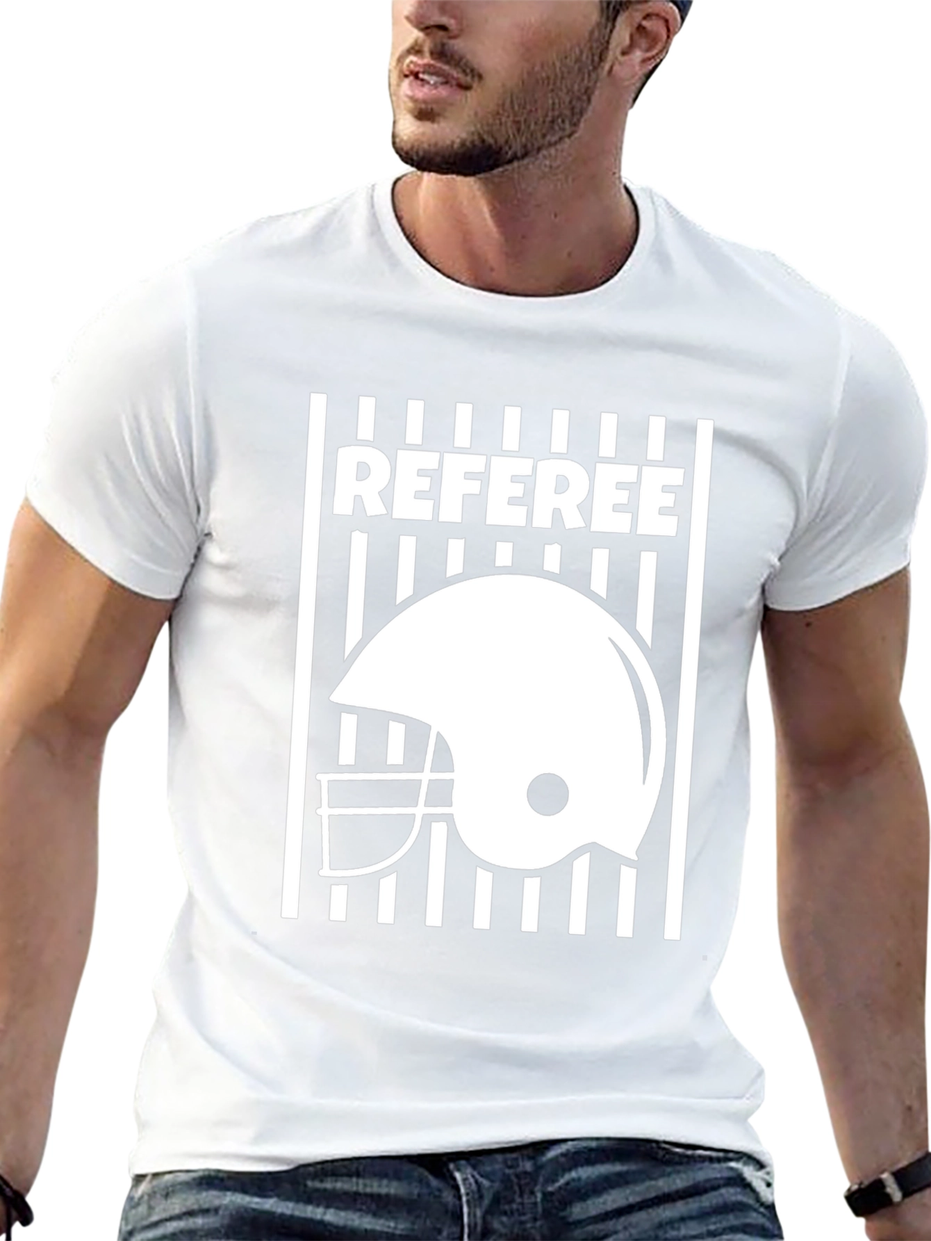 Referee Helmet Graphic Tee