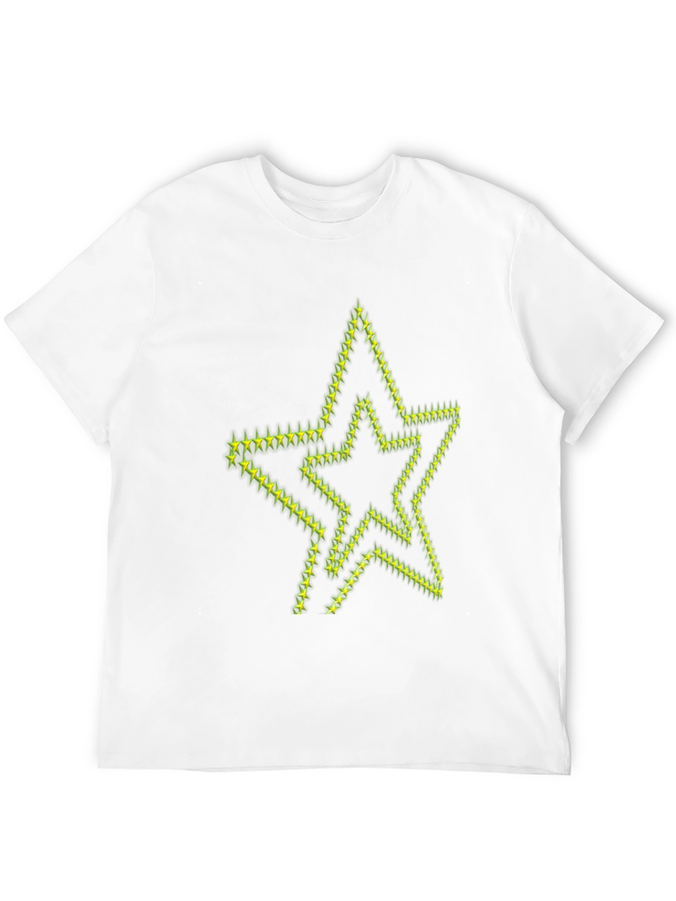 Star Graphic Print Black T-Shirt