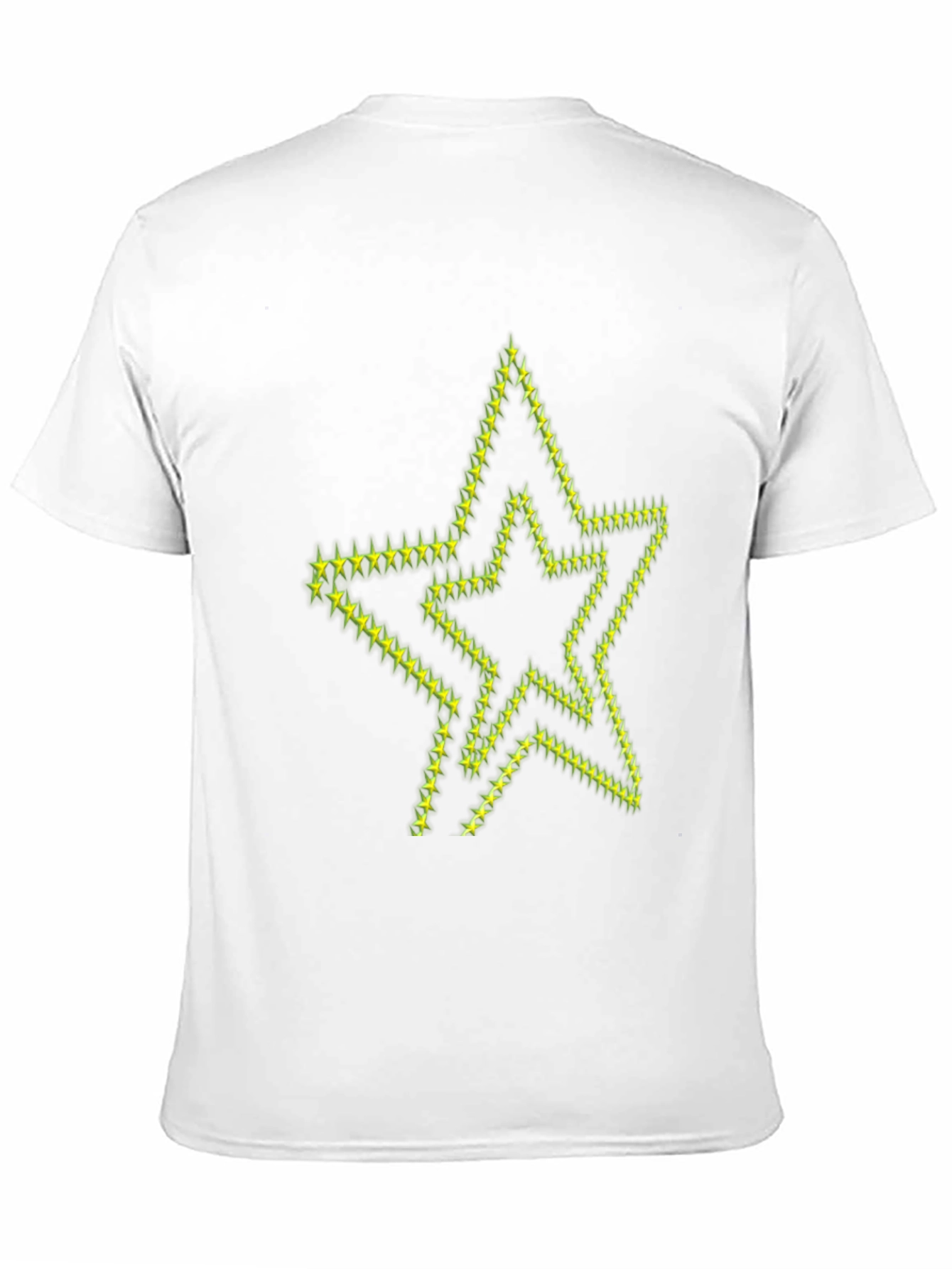 Star Graphic Print Black T-Shirt