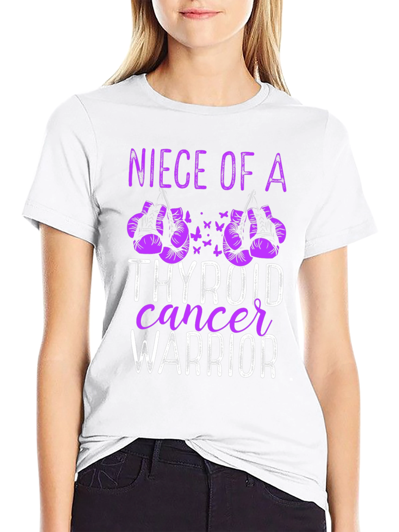 Niece of a Thyroid Cancer Warrior T-Shirt
