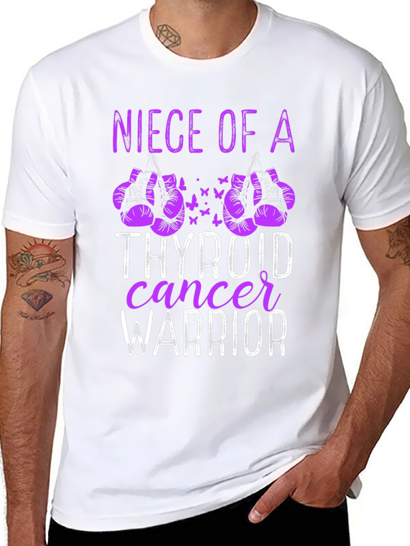 Niece of a Thyroid Cancer Warrior T-Shirt