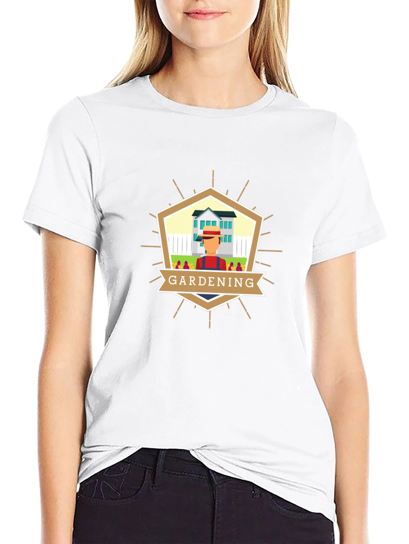 Gardening Graphic Tee - Unisex Black T-Shirt