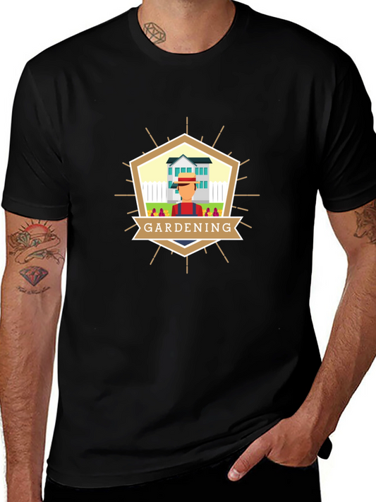 Gardening Graphic Tee - Unisex Black T-Shirt