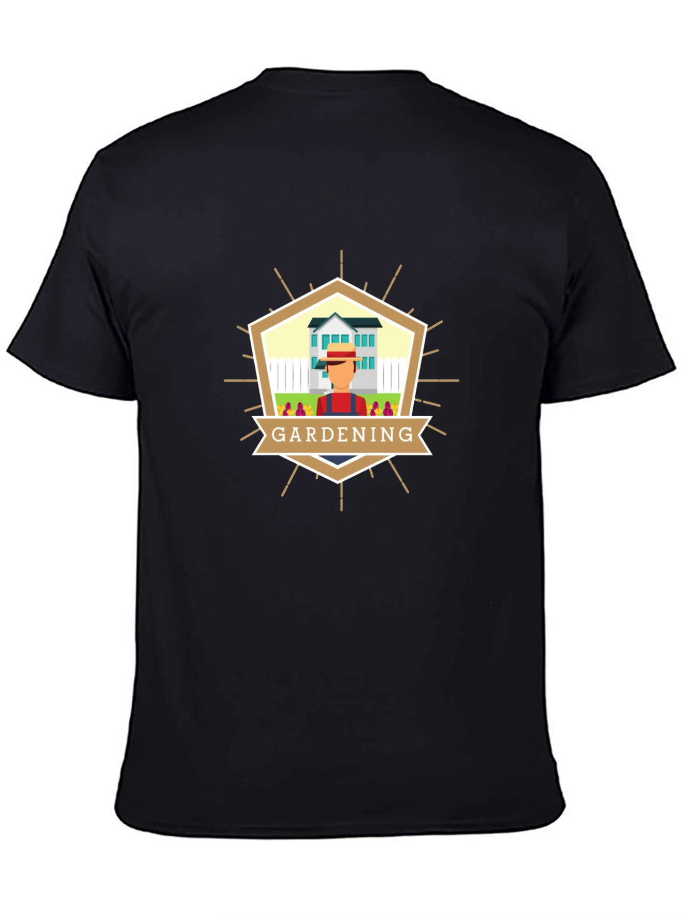 Gardening Graphic Tee - Unisex Black T-Shirt
