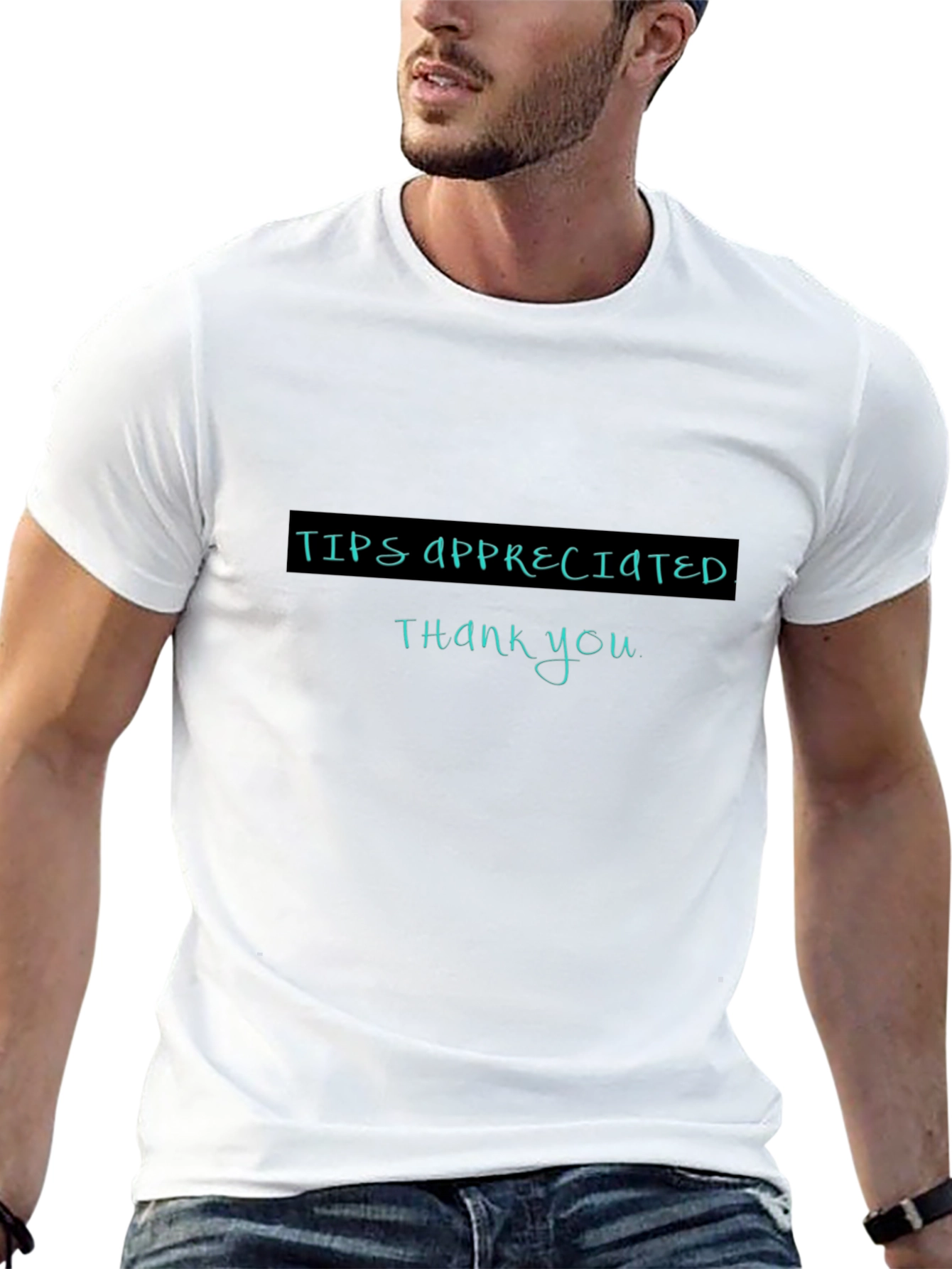 Tips Appreciated Crewneck T-Shirt