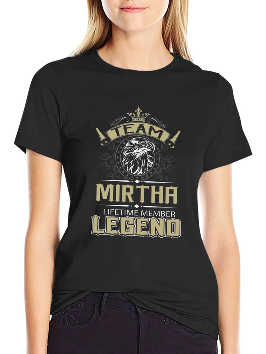 Mirtha Team Legend Black T-Shirt