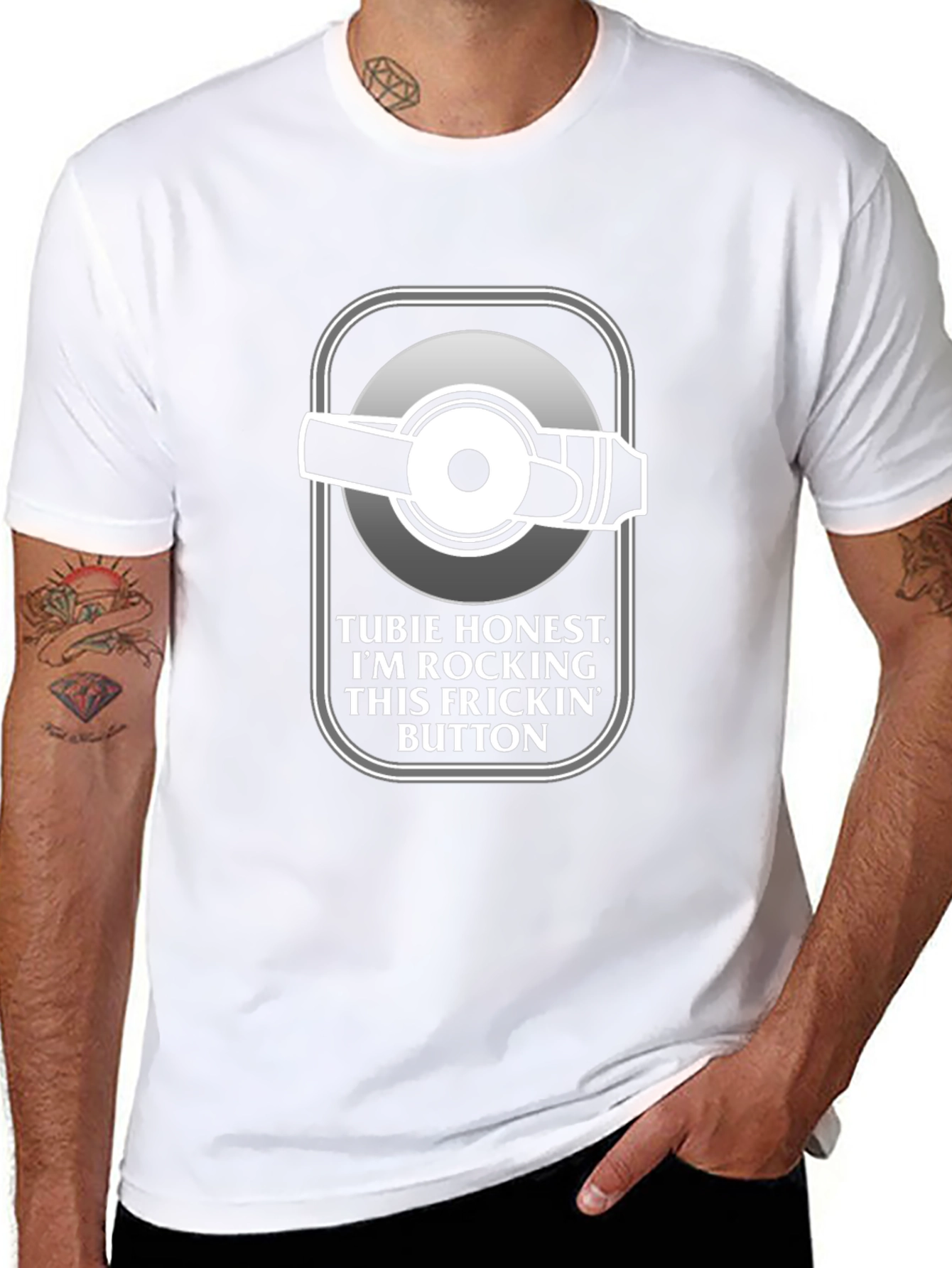 Tubie Honest Button T-Shirt
