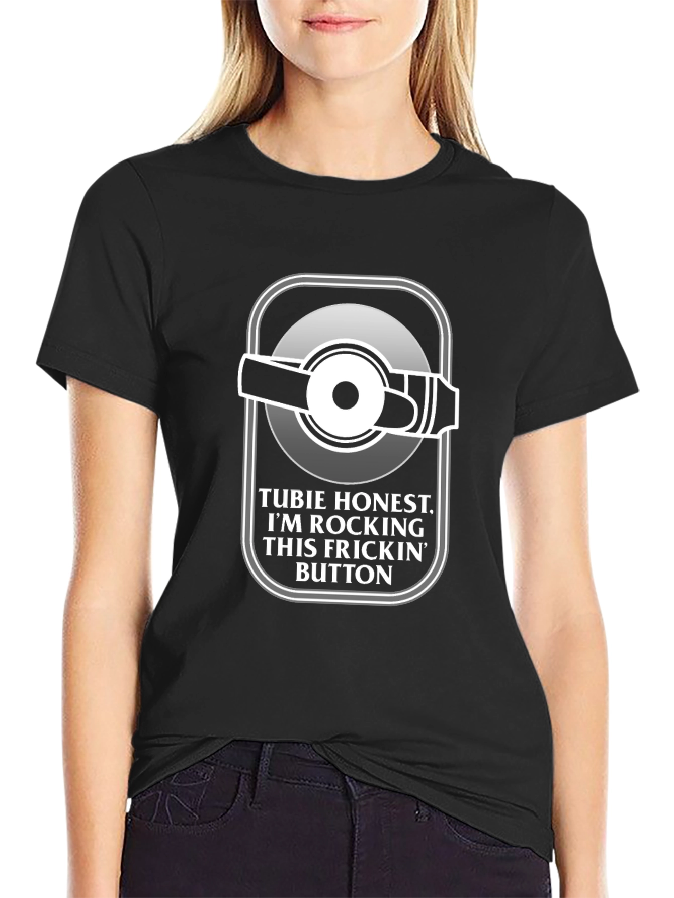 Tubie Honest Button T-Shirt
