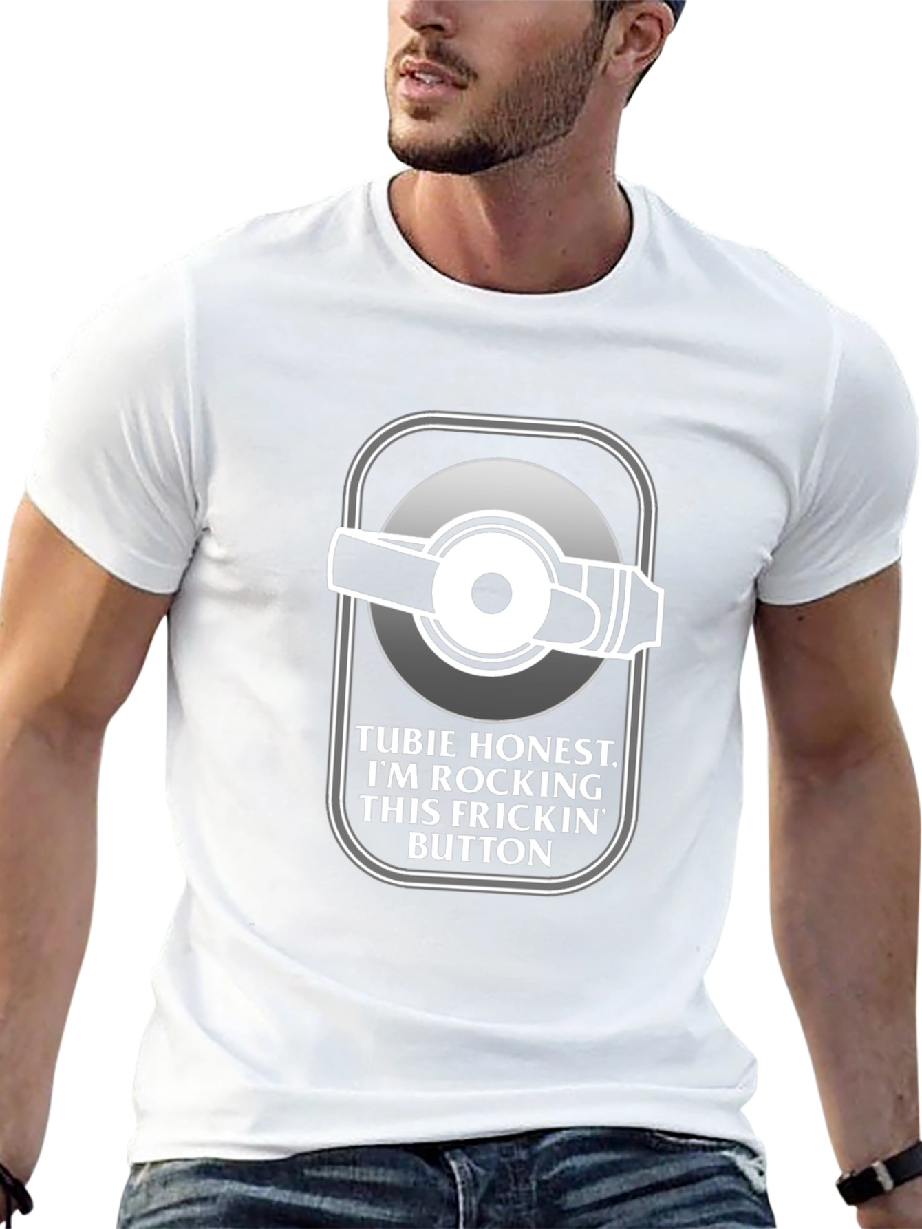 Tubie Honest Button T-Shirt