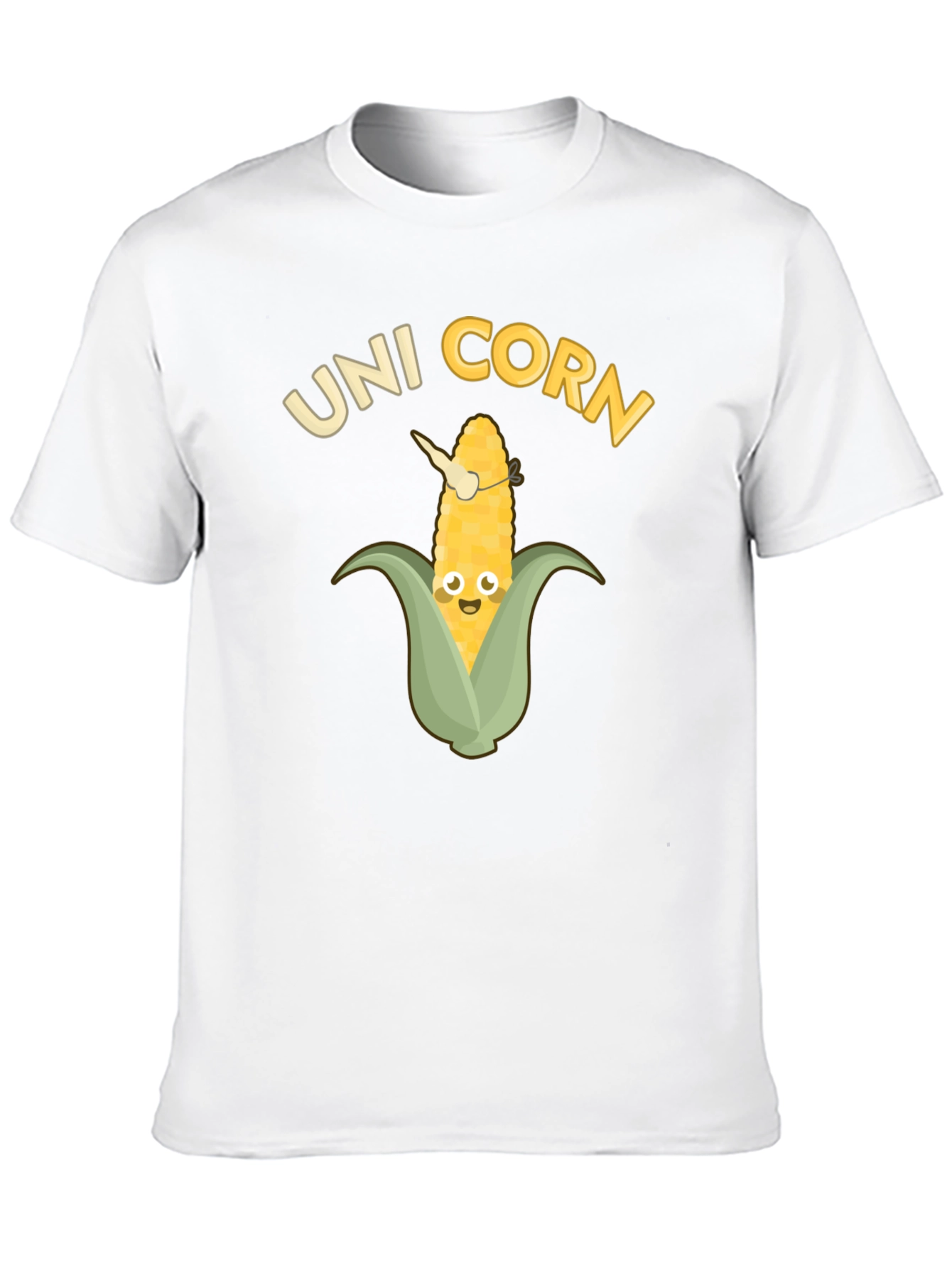 Unicorn Corn Black T-Shirt