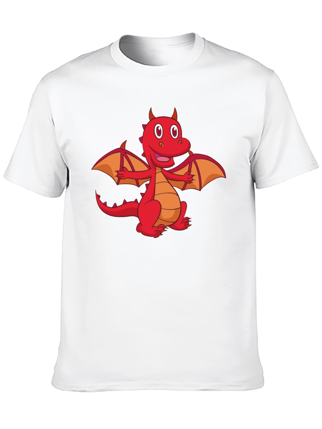 Cartoon Dragon Graphic T-Shirt