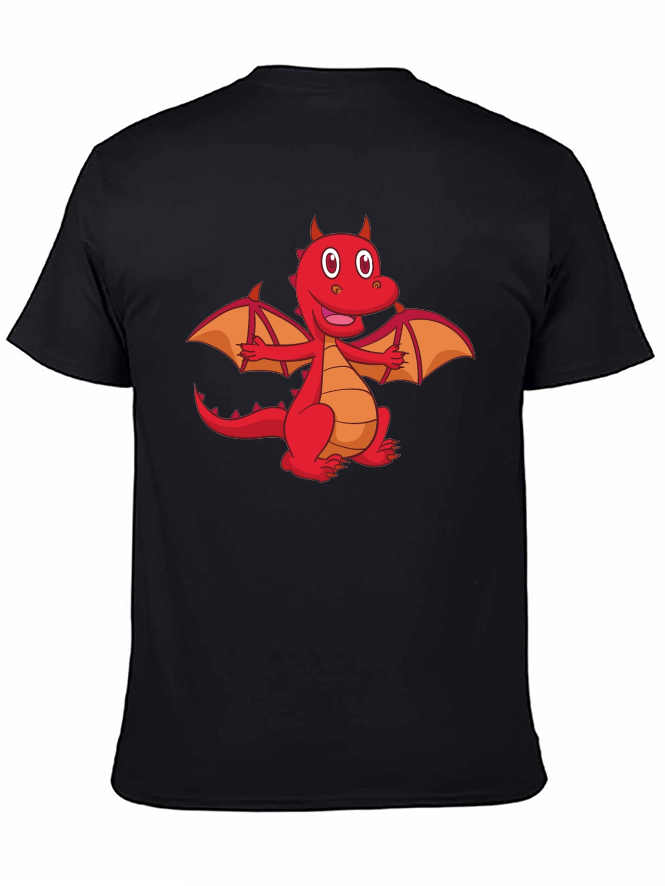 Cartoon Dragon Graphic T-Shirt