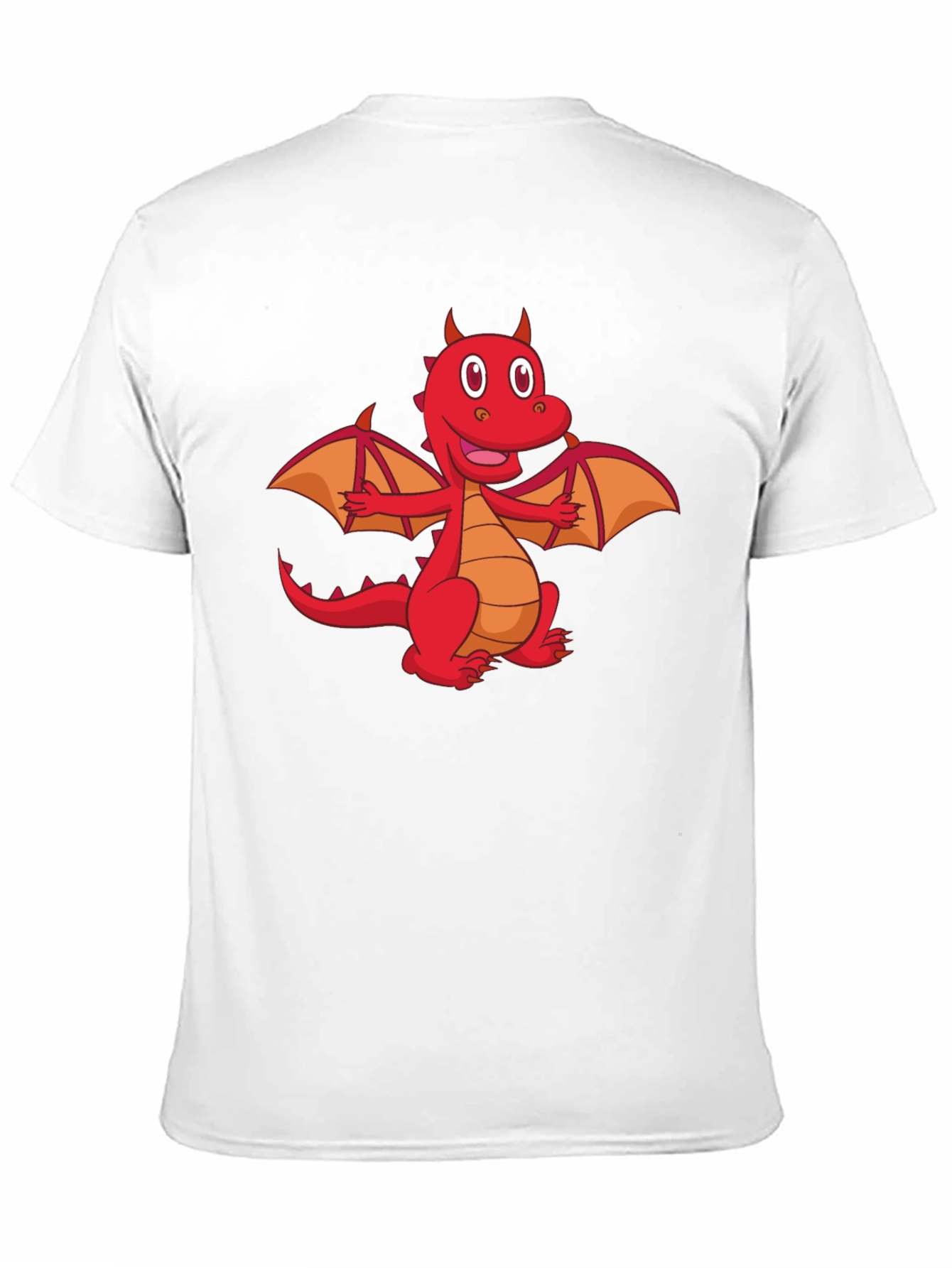 Cartoon Dragon Graphic T-Shirt