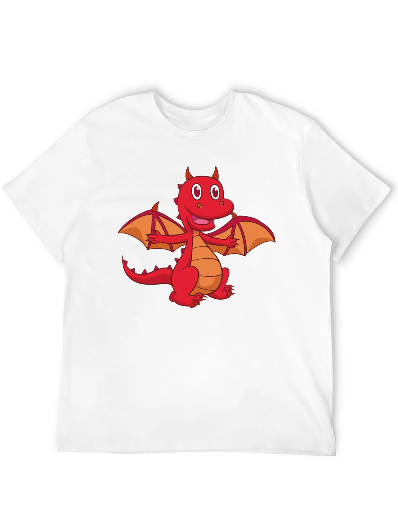 Cartoon Dragon Graphic T-Shirt