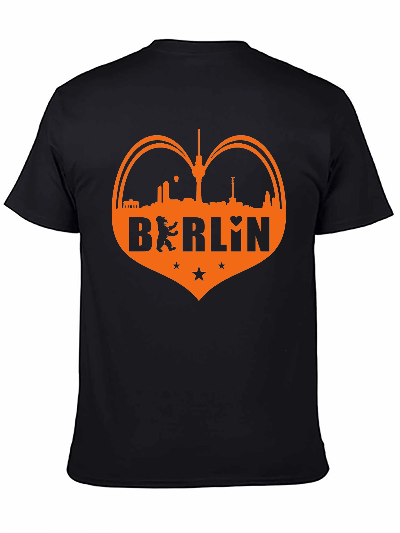 Berlin Heart Graphic Tee - Black